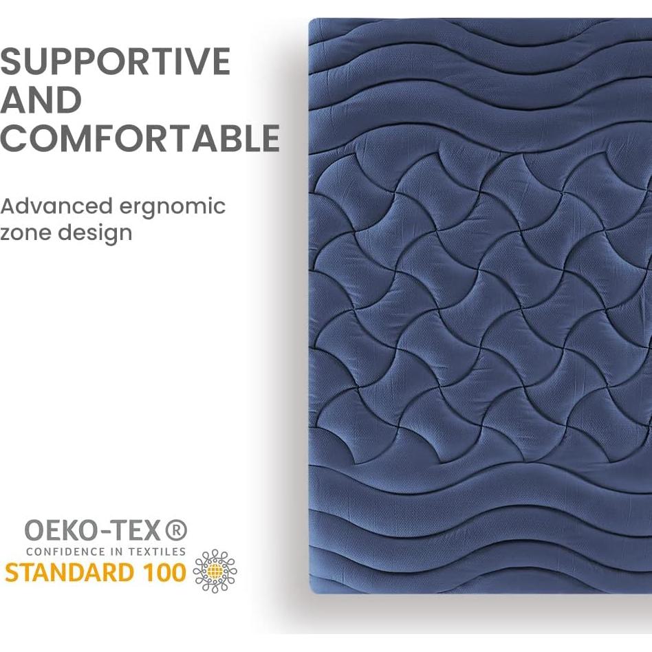 Colchón Toppers Refrigerante SLEEP ZONE King Microfibra