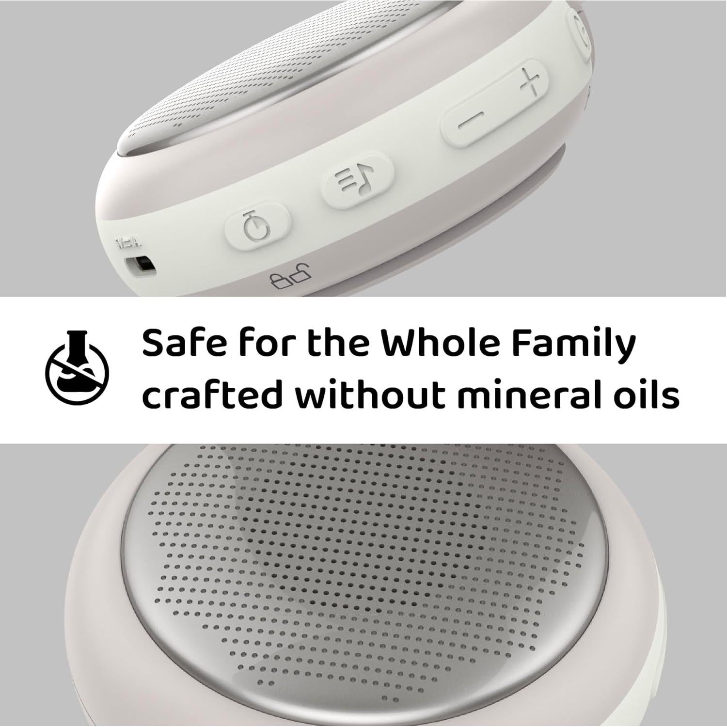 Máquina de Sonido Portátil Moonybaby Soothe para Bebés 9 Sonidos