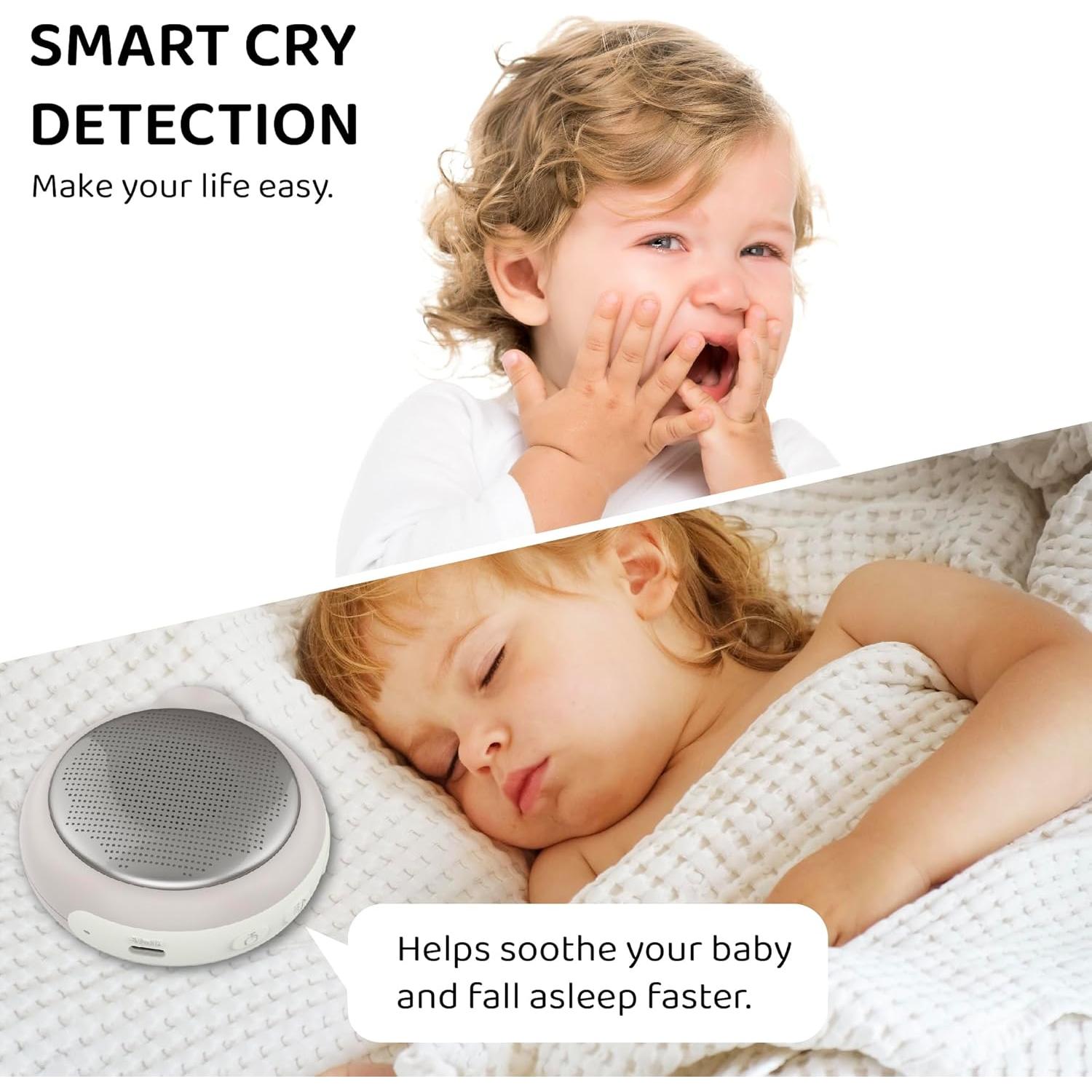 Máquina de Sonido Portátil Moonybaby Soothe para Bebés 9 Sonidos