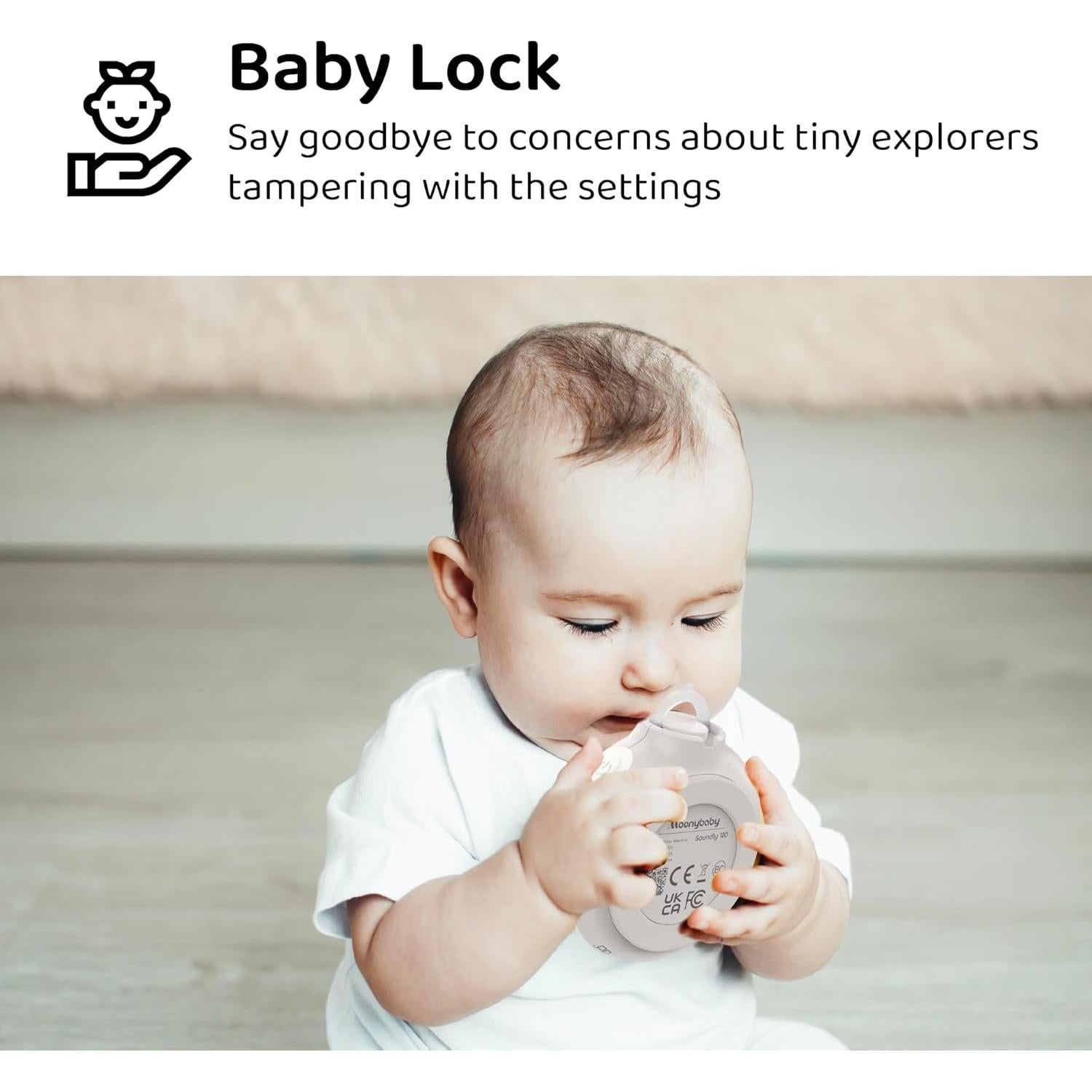 Máquina de Sonido Portátil Moonybaby Soothe para Bebés 9 Sonidos