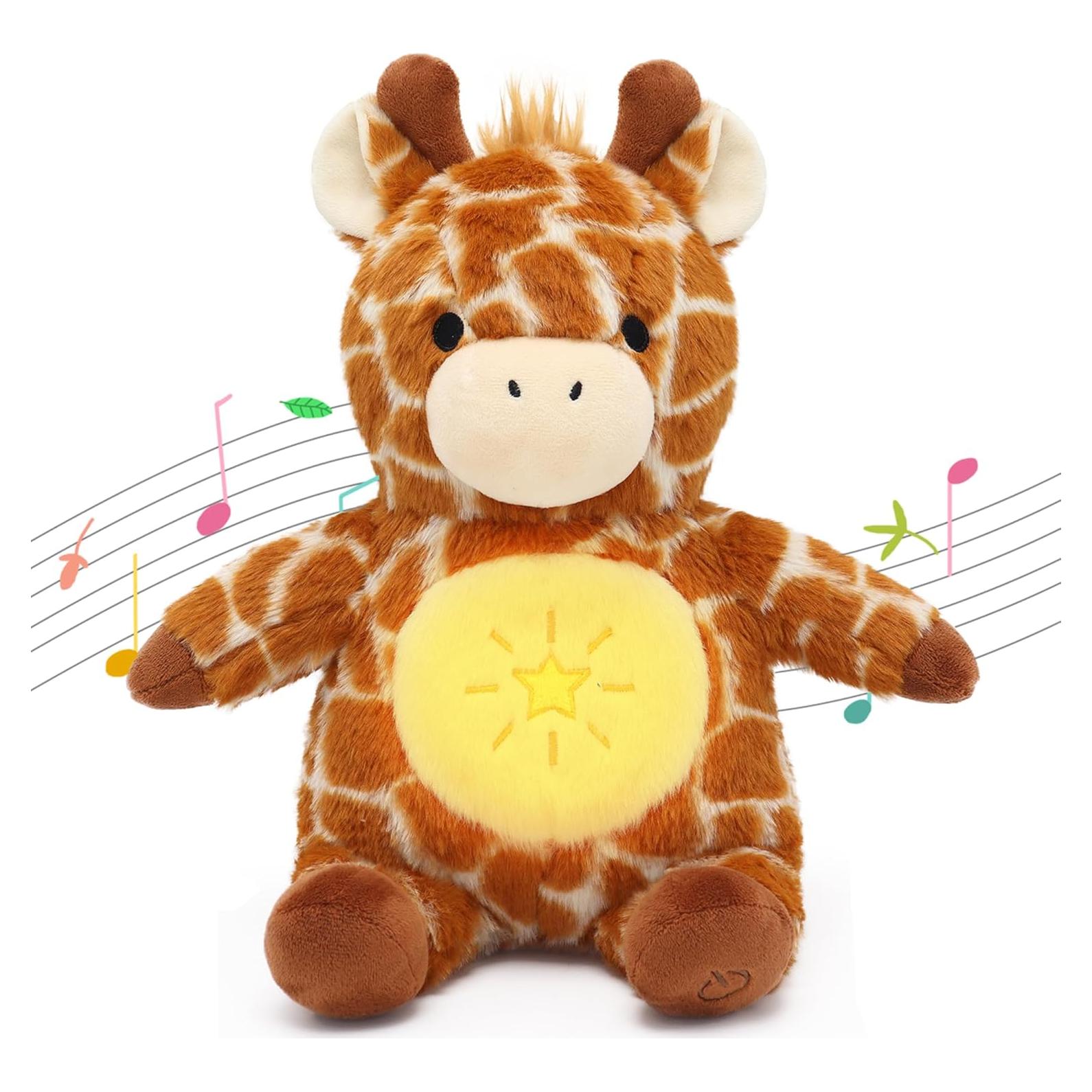 Jirafa de Peluche IUTOYYE con Música y Respiración Calmante