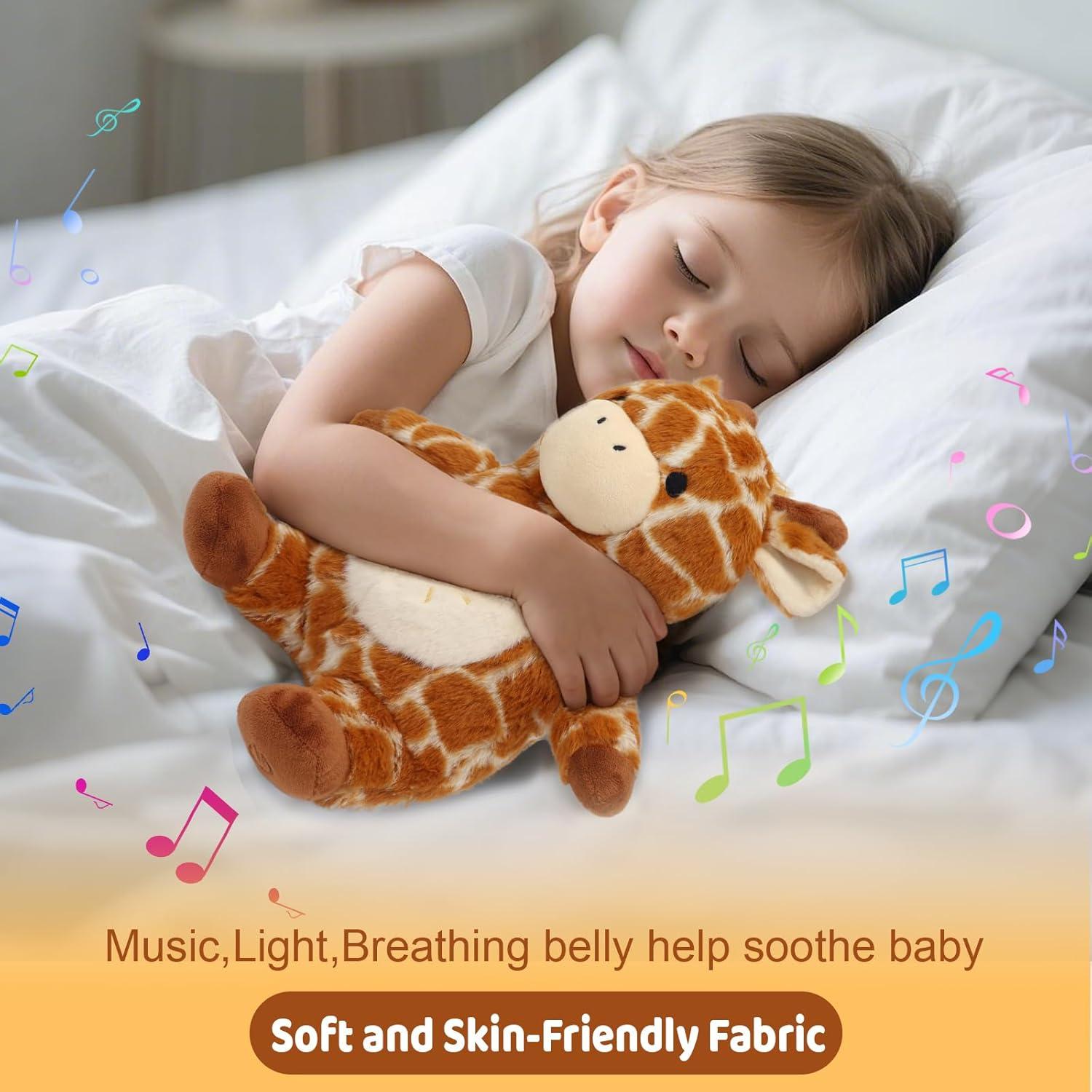 Jirafa de Peluche IUTOYYE con Música y Respiración Calmante