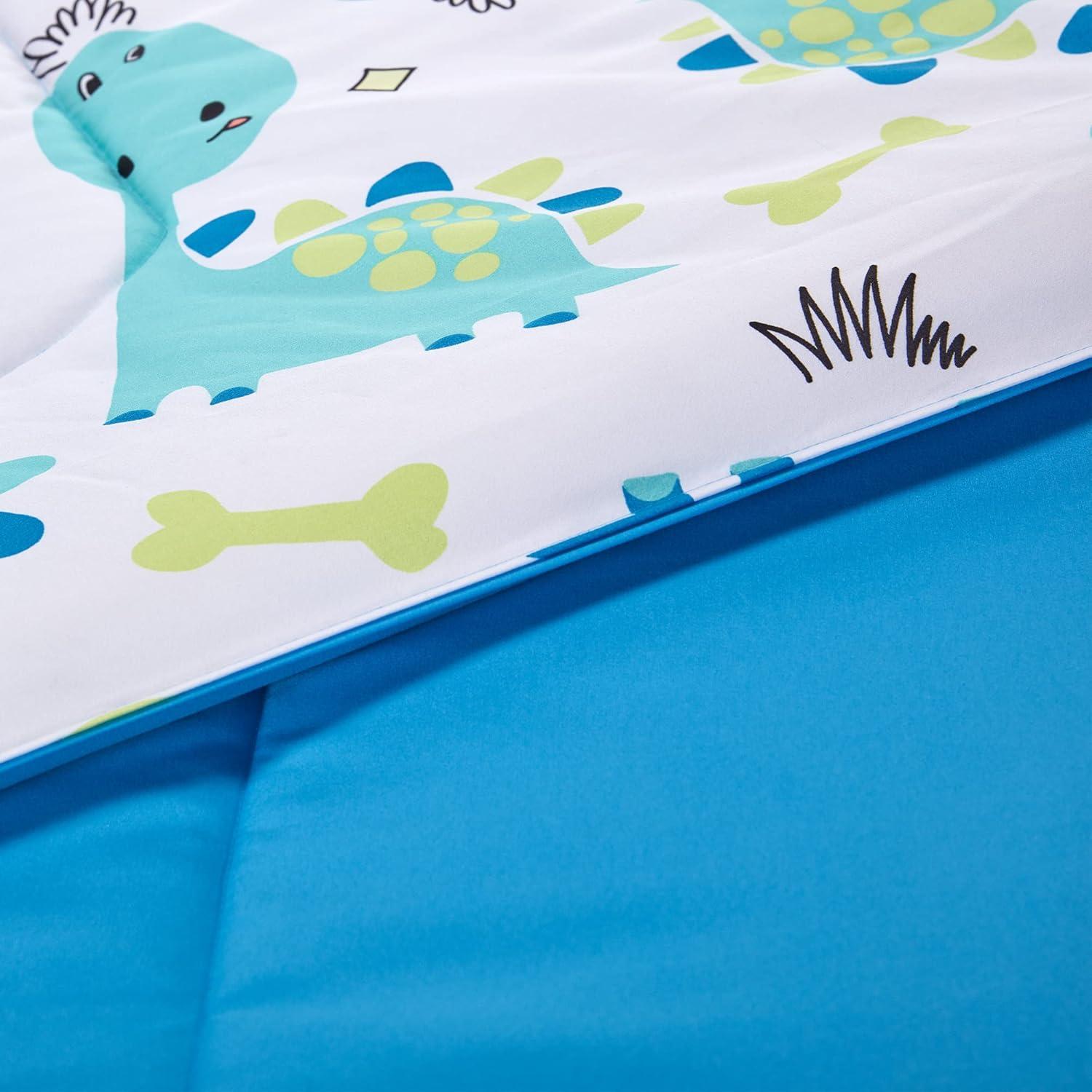 SLEEP ZONE Juego de Ropa de Cama Twin Dino Lindo - Suave y Duradero