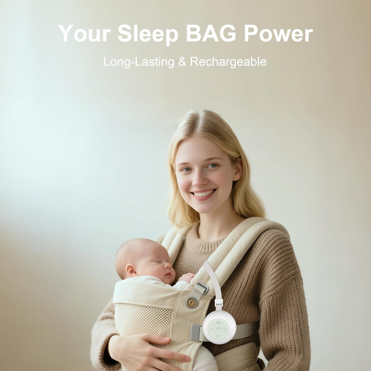 Máquina de Sonido Portátil Wobrikosee con 18 Sonidos y Luz RGB