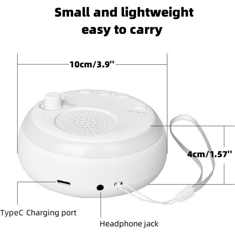 Máquina de Sonido HHYING NM-001 con 16 Sonidos y Luz Nocturna