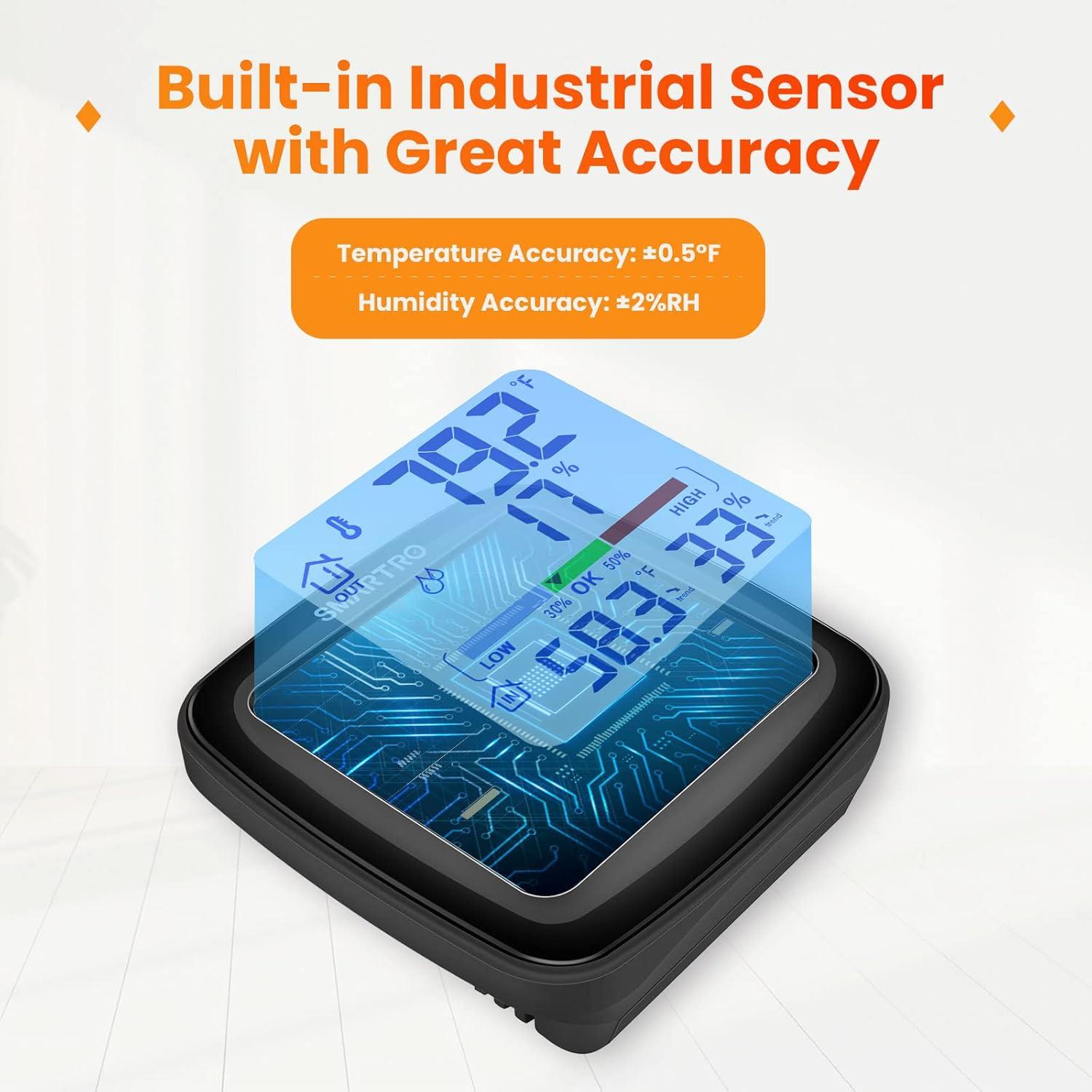 Termómetro Higrómetro Digital Inalámbrico SMARTRO SC92