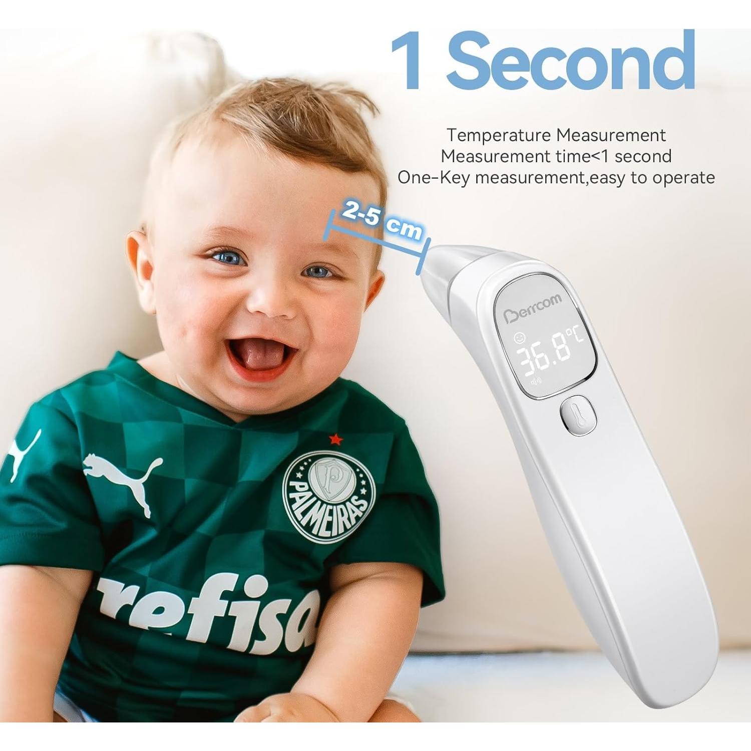 Termómetro Infrarrojo Sin Contacto Berrcom ET005 y JXB182