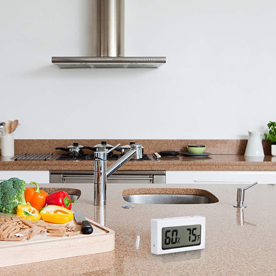 Higrómetro Digital SEISSO con Pantalla LCD - 4 Paquete