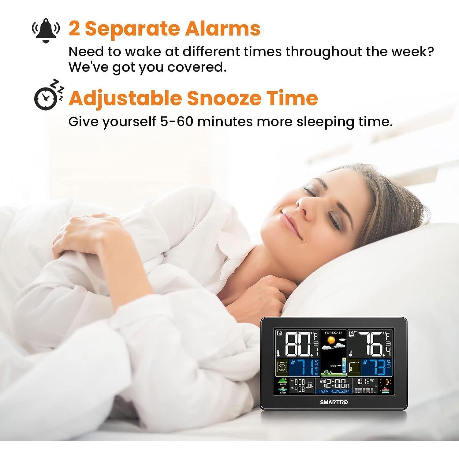 Estación Meteorológica SMARTRO SC93 Inalámbrica Interior Exterior