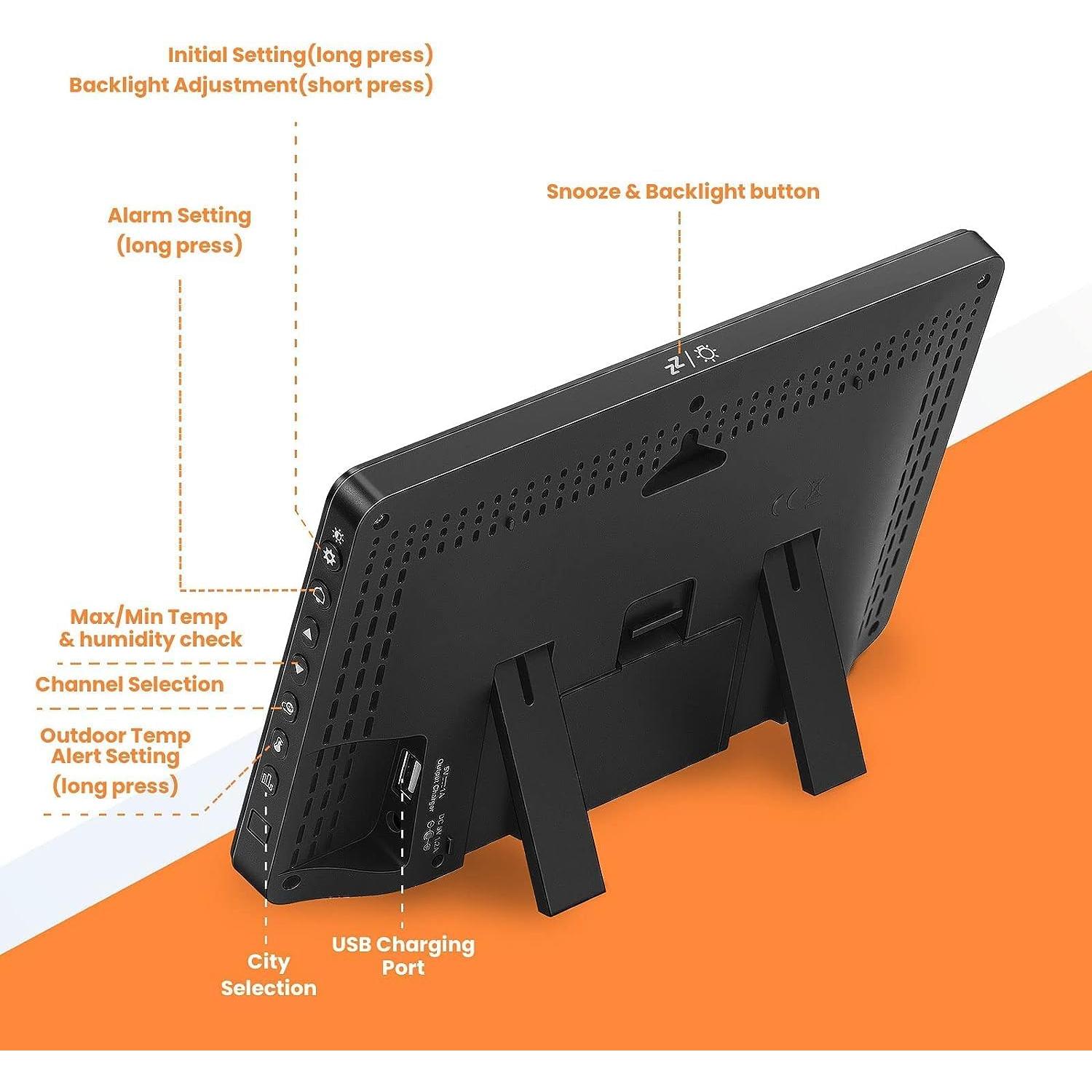 Estación Meteorológica SMARTRO SC93 Inalámbrica Interior Exterior