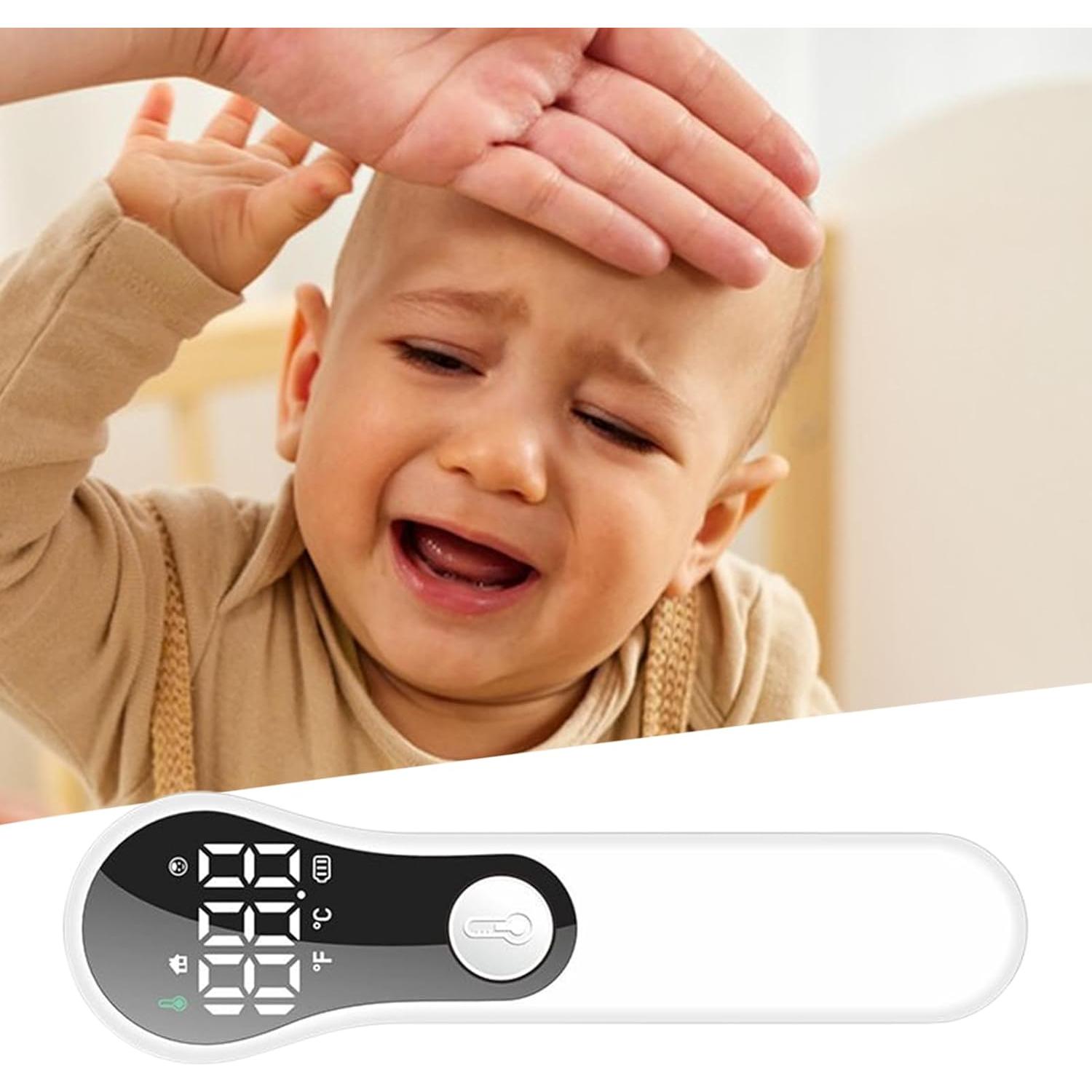 Temperature Gauge for Kids | Infrared Kids Temperature Meter,Touchless Digital Measuring Device with Forehead and Object 2 in 1 Mode for Home Hospital Pediatric Care