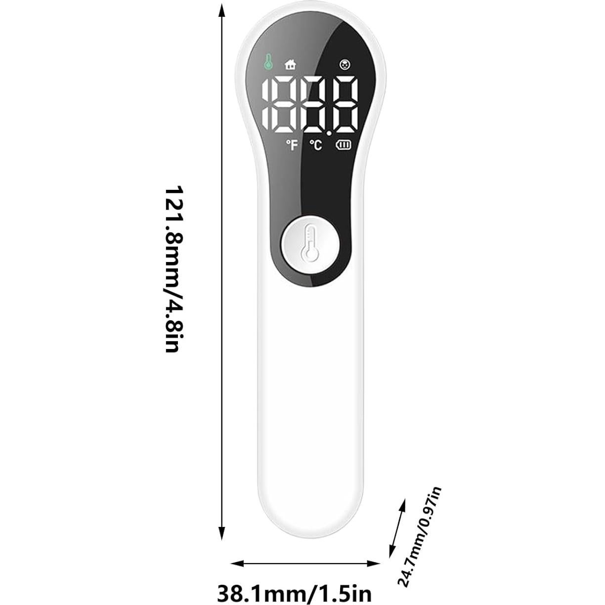 Temperature Gauge for Kids | Infrared Kids Temperature Meter,Touchless Digital Measuring Device with Forehead and Object 2 in 1 Mode for Home Hospital Pediatric Care