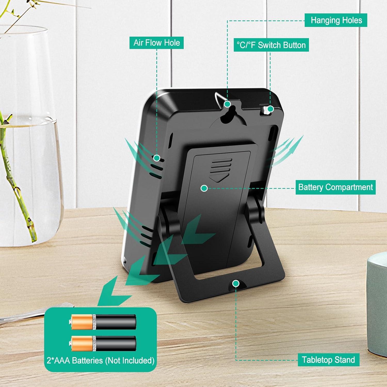 Higrómetro Digital Urageuxy UC-WS0421 Interior, Temperatura y Humedad