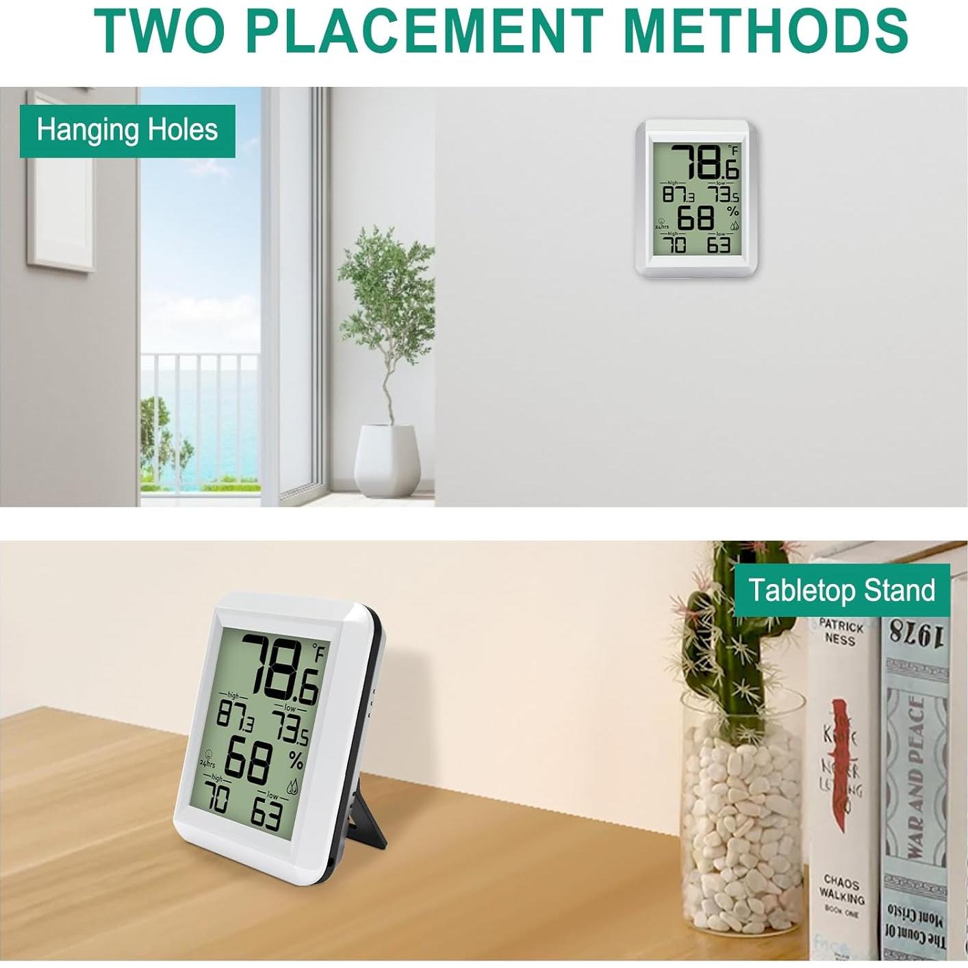 Higrómetro Digital Urageuxy UC-WS0421 Interior, Temperatura y Humedad