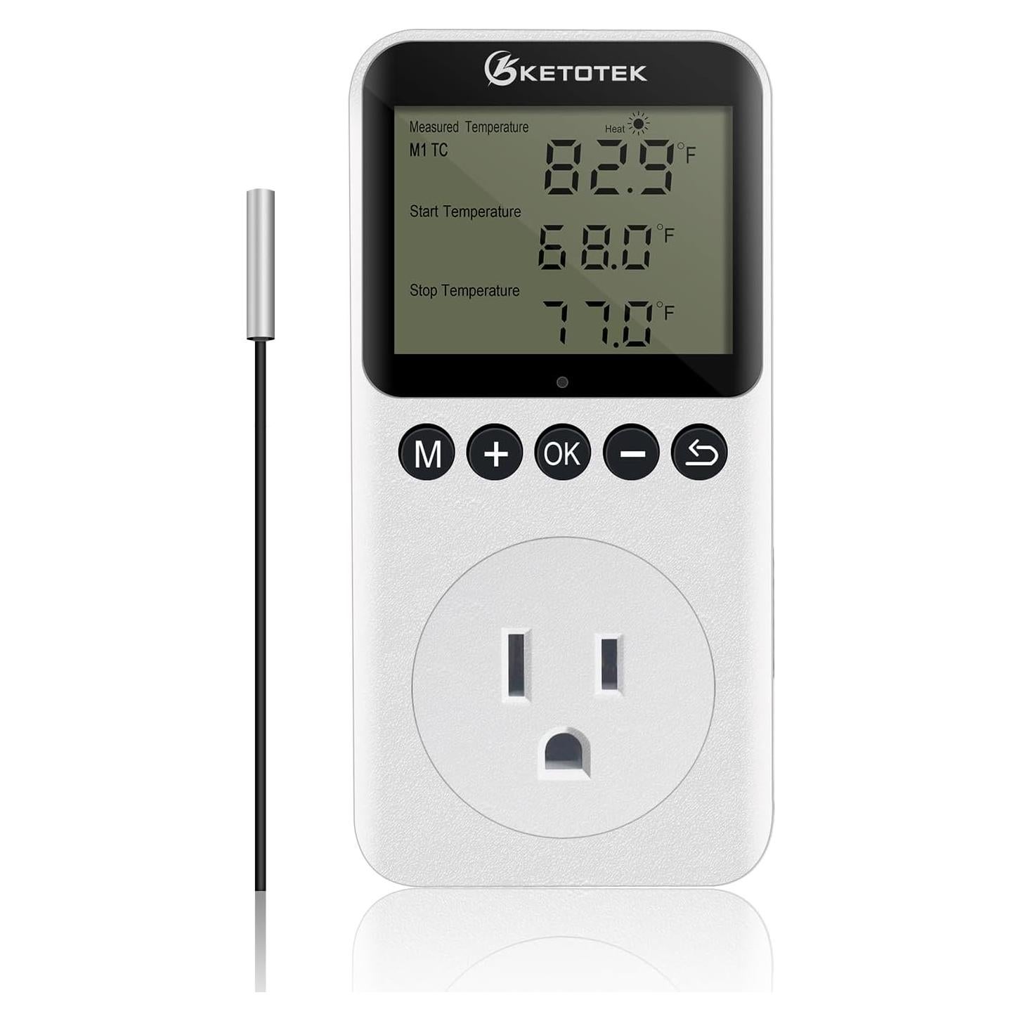 Controlador de Temperatura Digital KETOTEK KT3200PRO 1800W