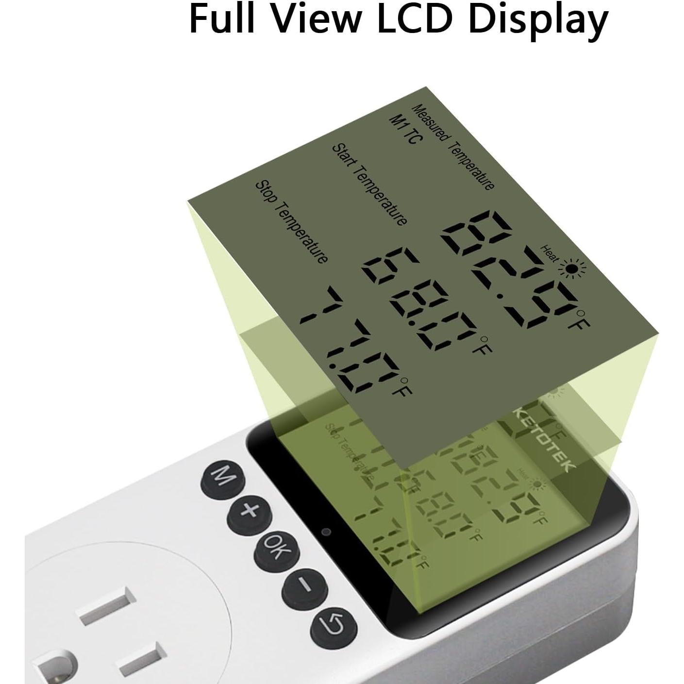 Controlador de Temperatura Digital KETOTEK KT3200PRO 1800W