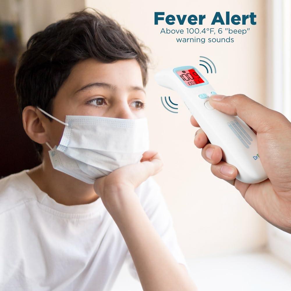 Termómetro Infrarrojo Digital DrBash 3 en 1 para Bebés y Adultos