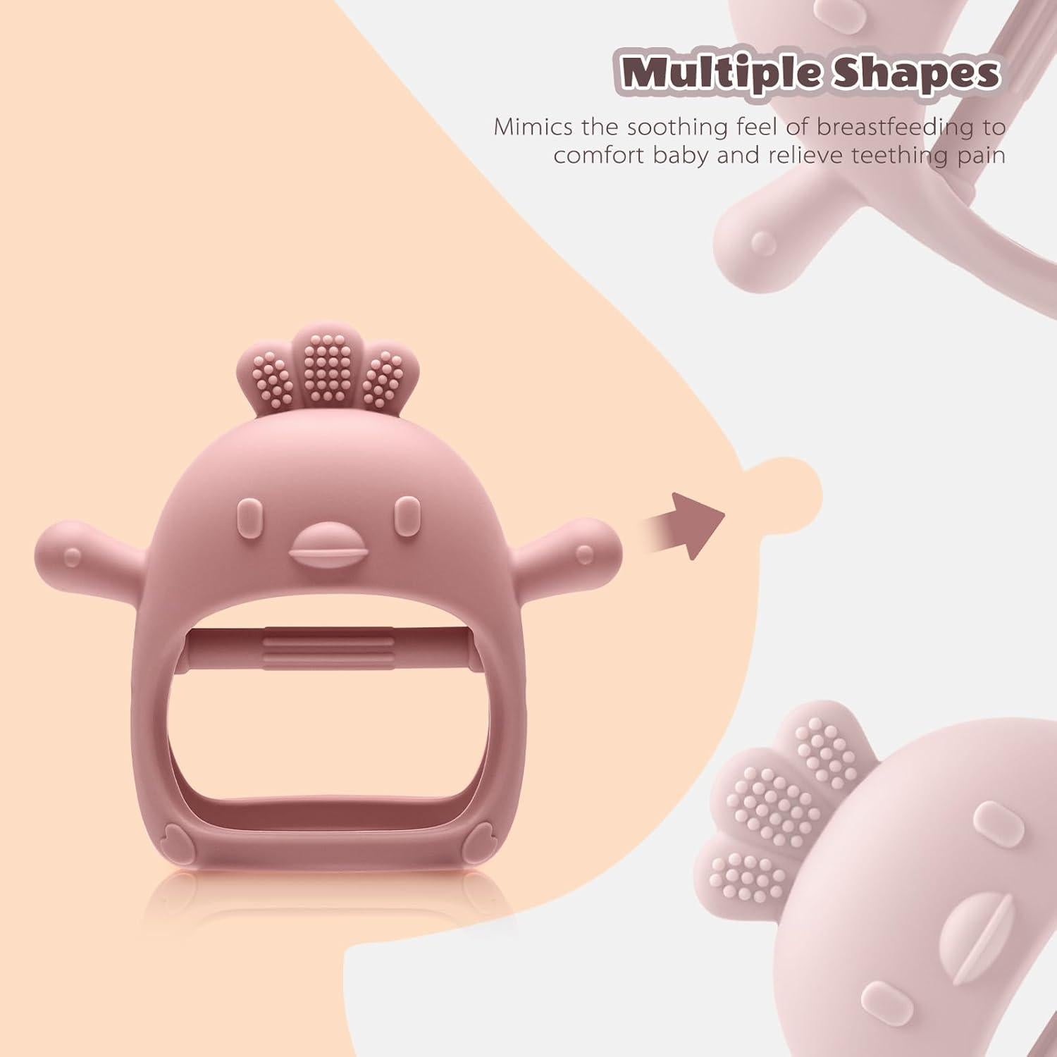 Juguetes de Dentición CAHILON 2 Piezas Silicona BPA Gratis