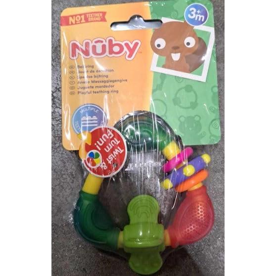 Mordedor Nuby Spin N' Teethe 1 Cuenta 40g Silicona