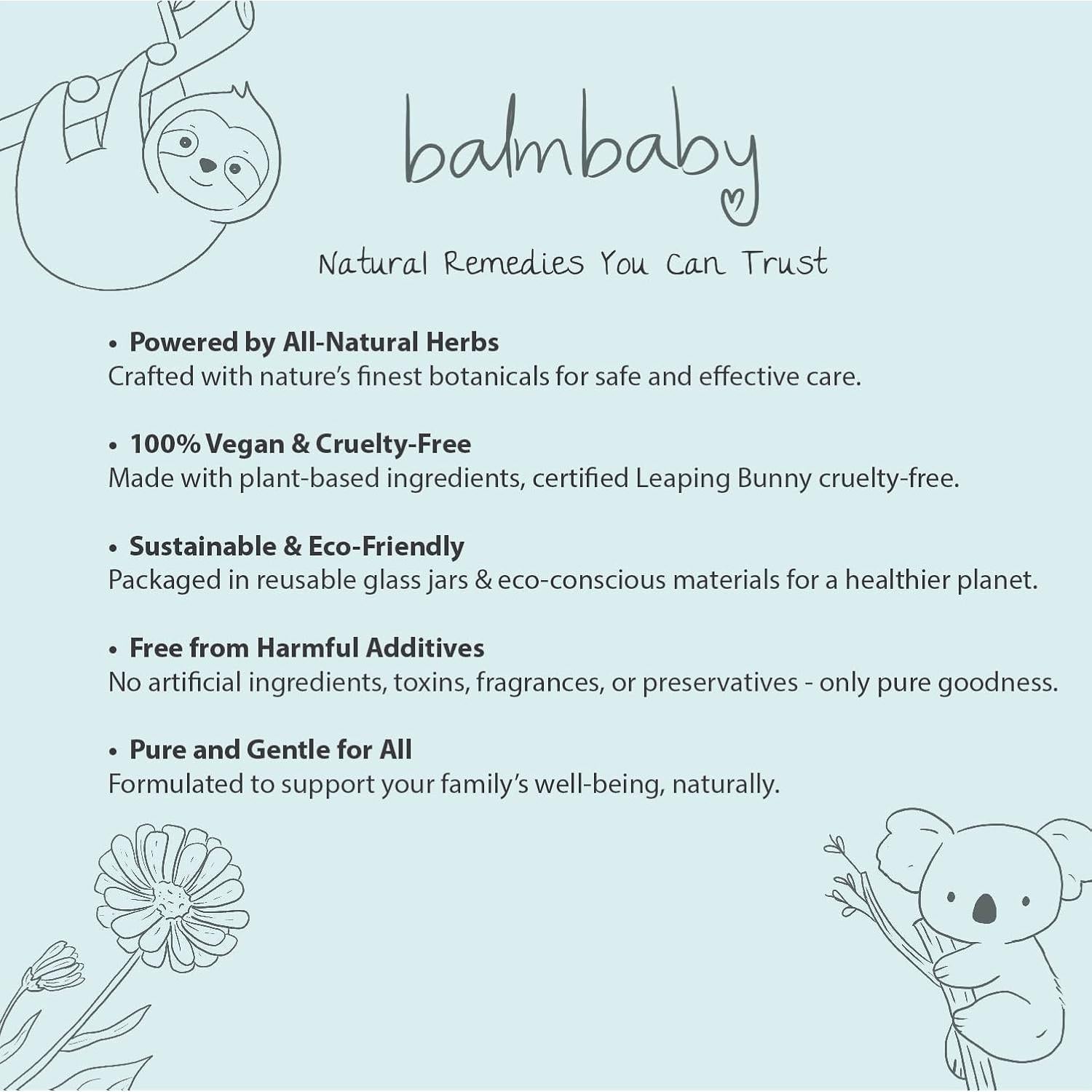 Kit de Rescate para Dentición Balm Baby - Tintura y Frote 100% Natural