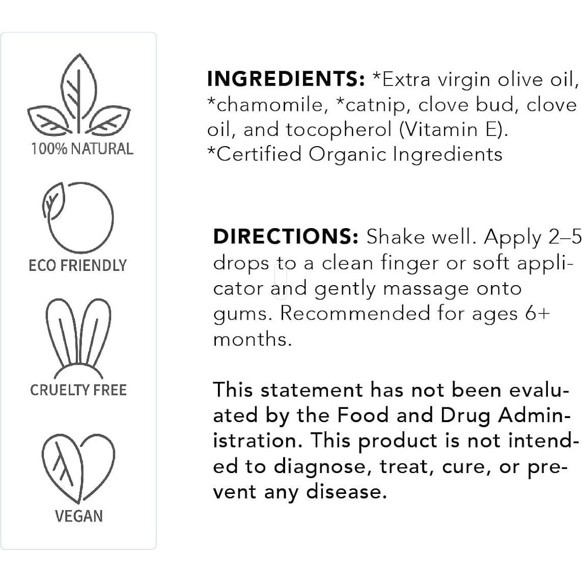 Kit de Rescate para Dentición Balm Baby - Tintura y Frote 100% Natural