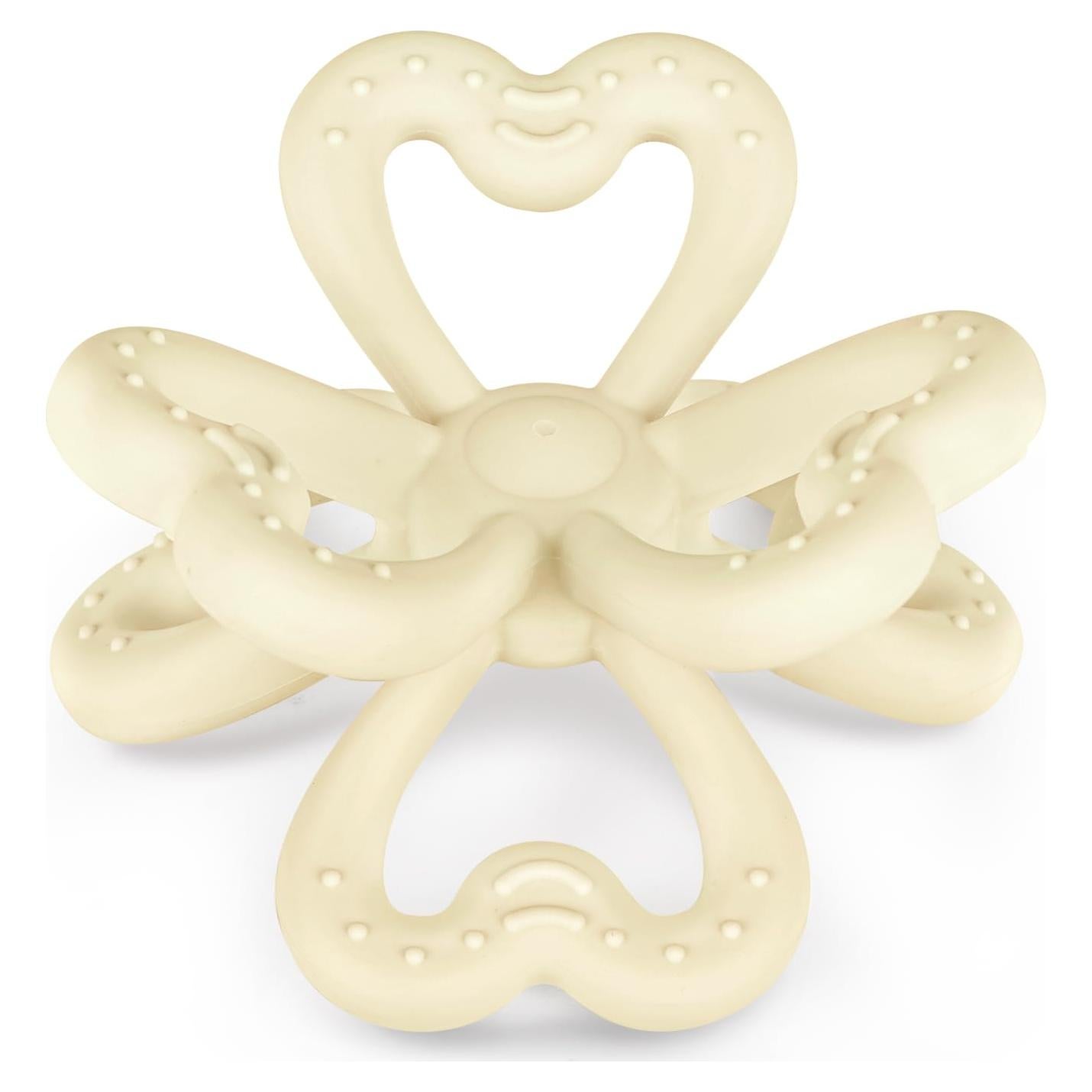 Mordedor de Silicona Haakaa Trébol 100% Grado Alimenticio