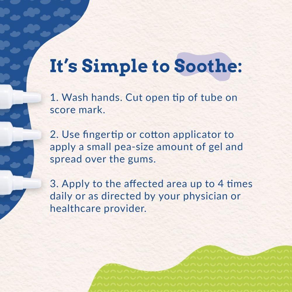 Gel Refrescante Nocturno Orajel Baby 5.1g Sin Medicamentos