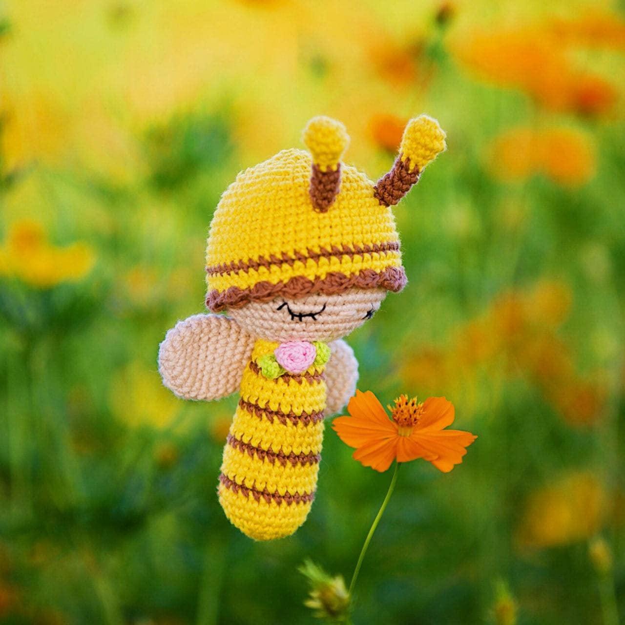 Sonajero Conejo Blanco BUNNY de Lana para Niños 78g