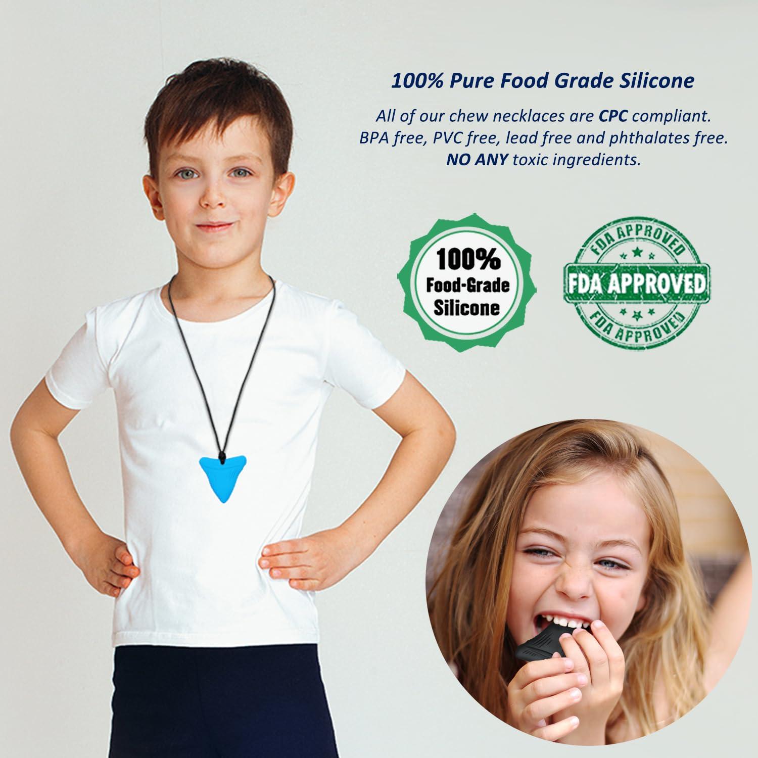 Collares Masticables Sensoriales Maberry - Paquete de 5 Silicona