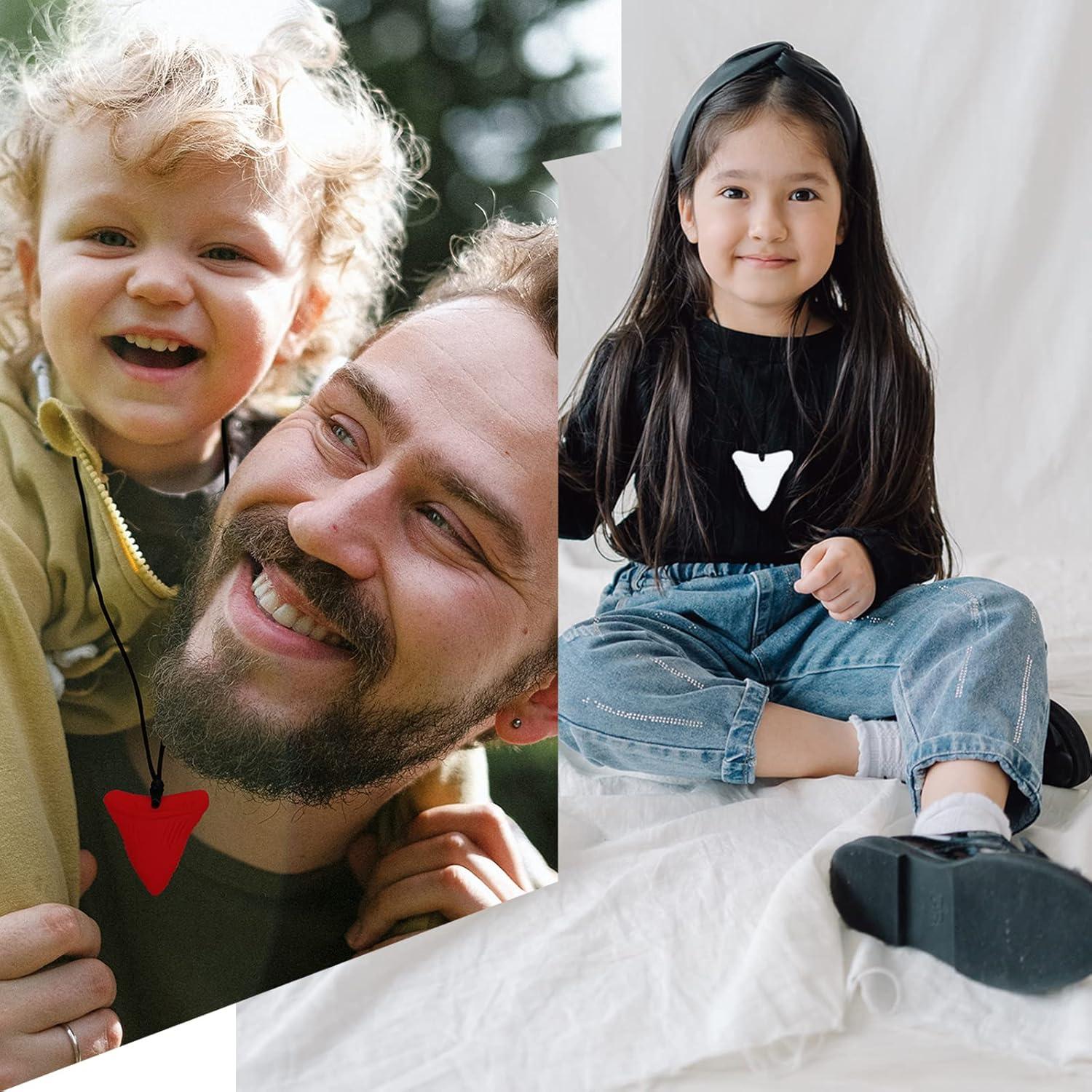 Collares Masticables Sensoriales Maberry - Paquete de 5 Silicona