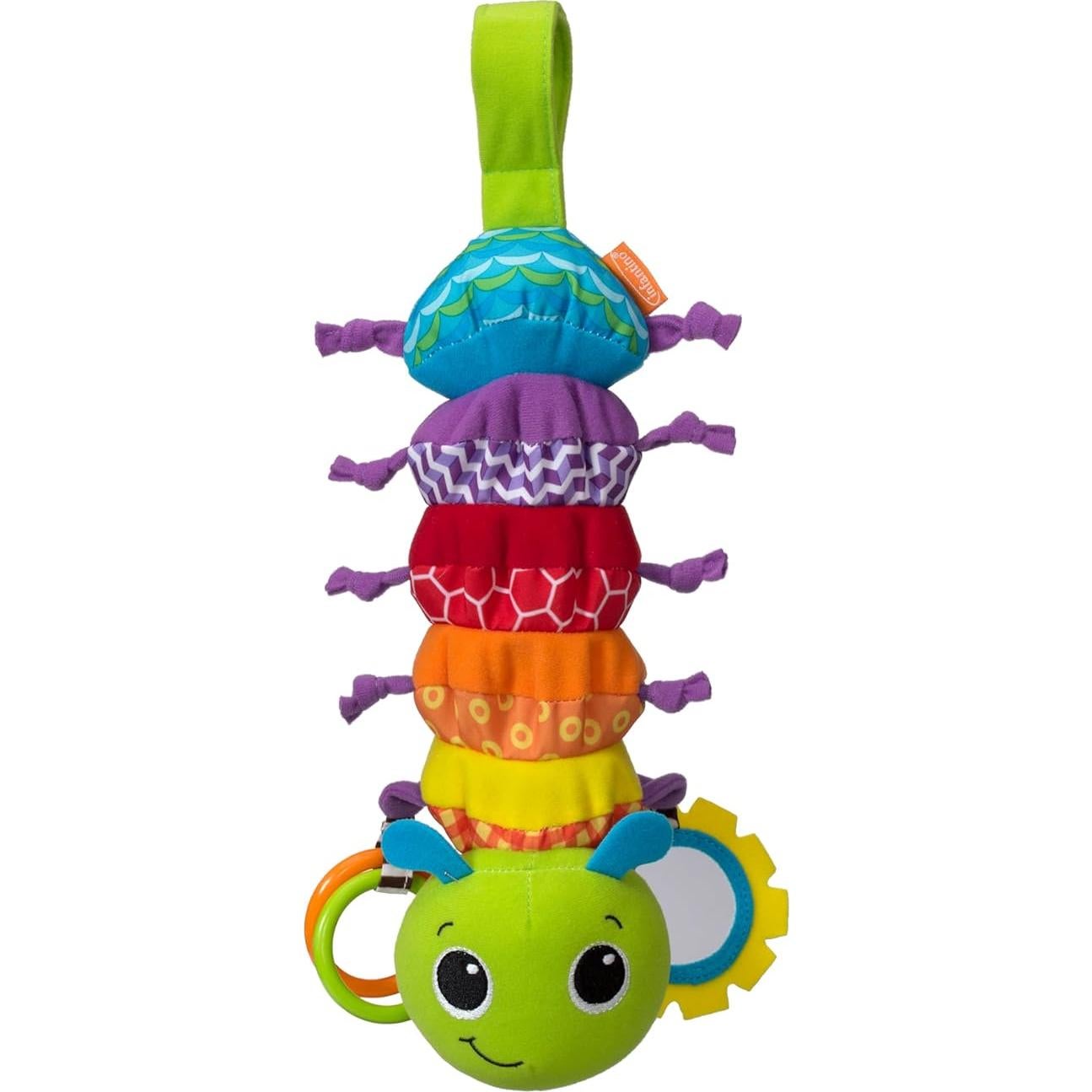 Bicho Musical Abrazable Infantino - Oruga 14.5x7.9x14.7cm