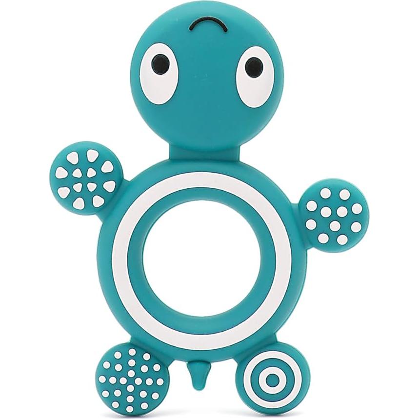 Juego de Anillos de Silicona para Dentición Bebés 4 Piezas