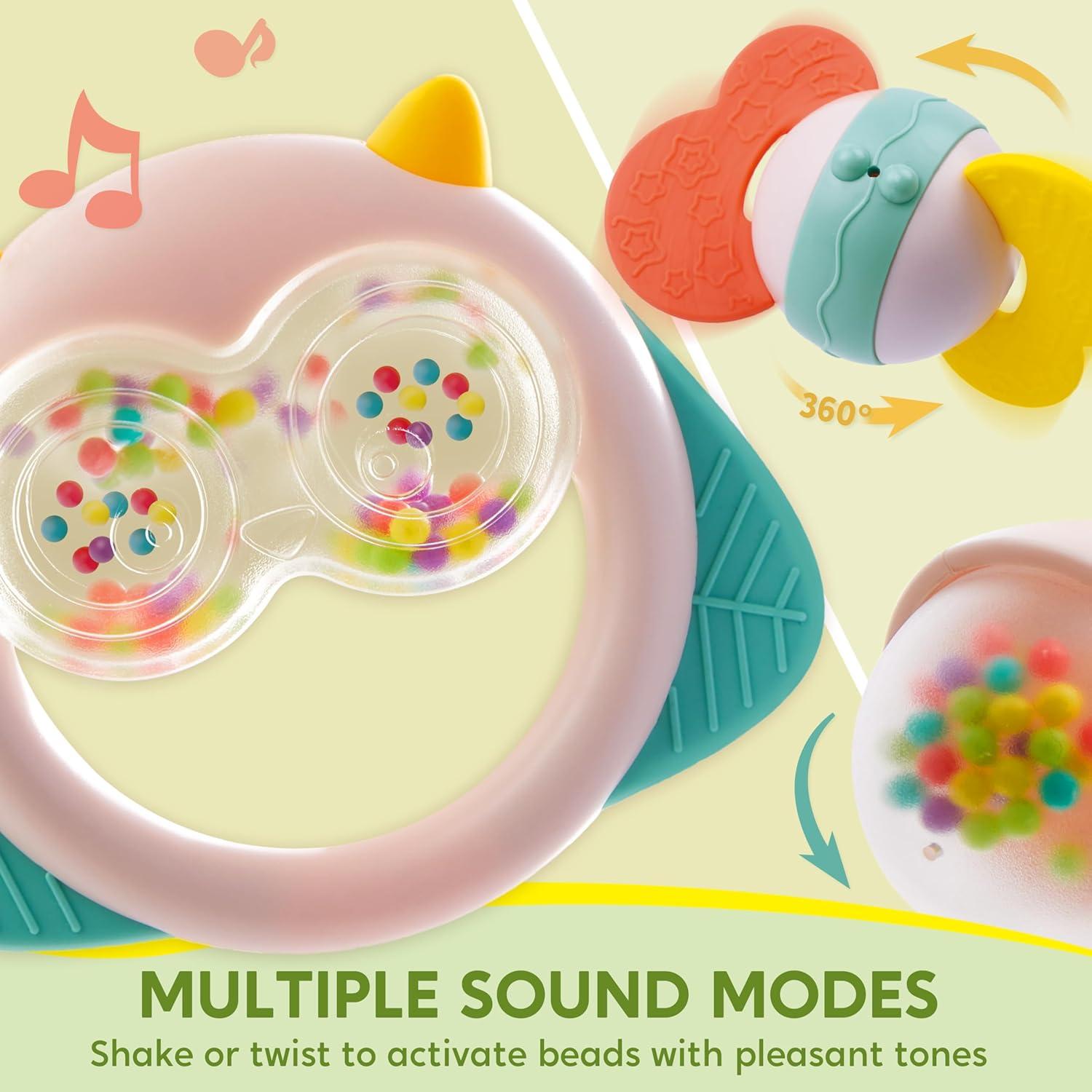 Juguetes para Bebés SYNCFUN 0-6 Meses - Paquete de 10