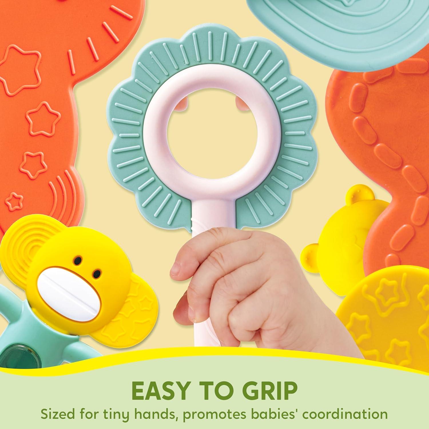 Juguetes para Bebés SYNCFUN 0-6 Meses - Paquete de 10