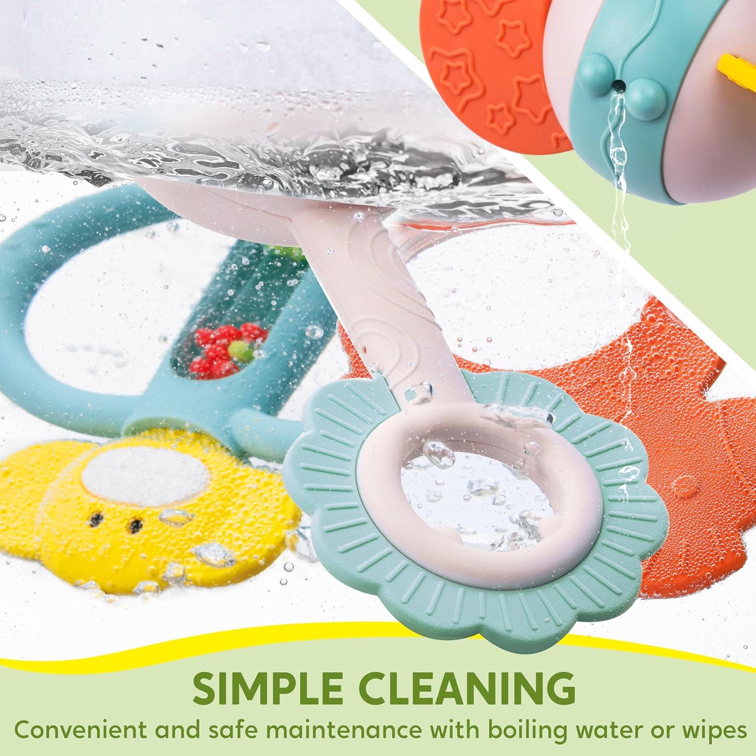 Juguetes para Bebés SYNCFUN 0-6 Meses - Paquete de 10