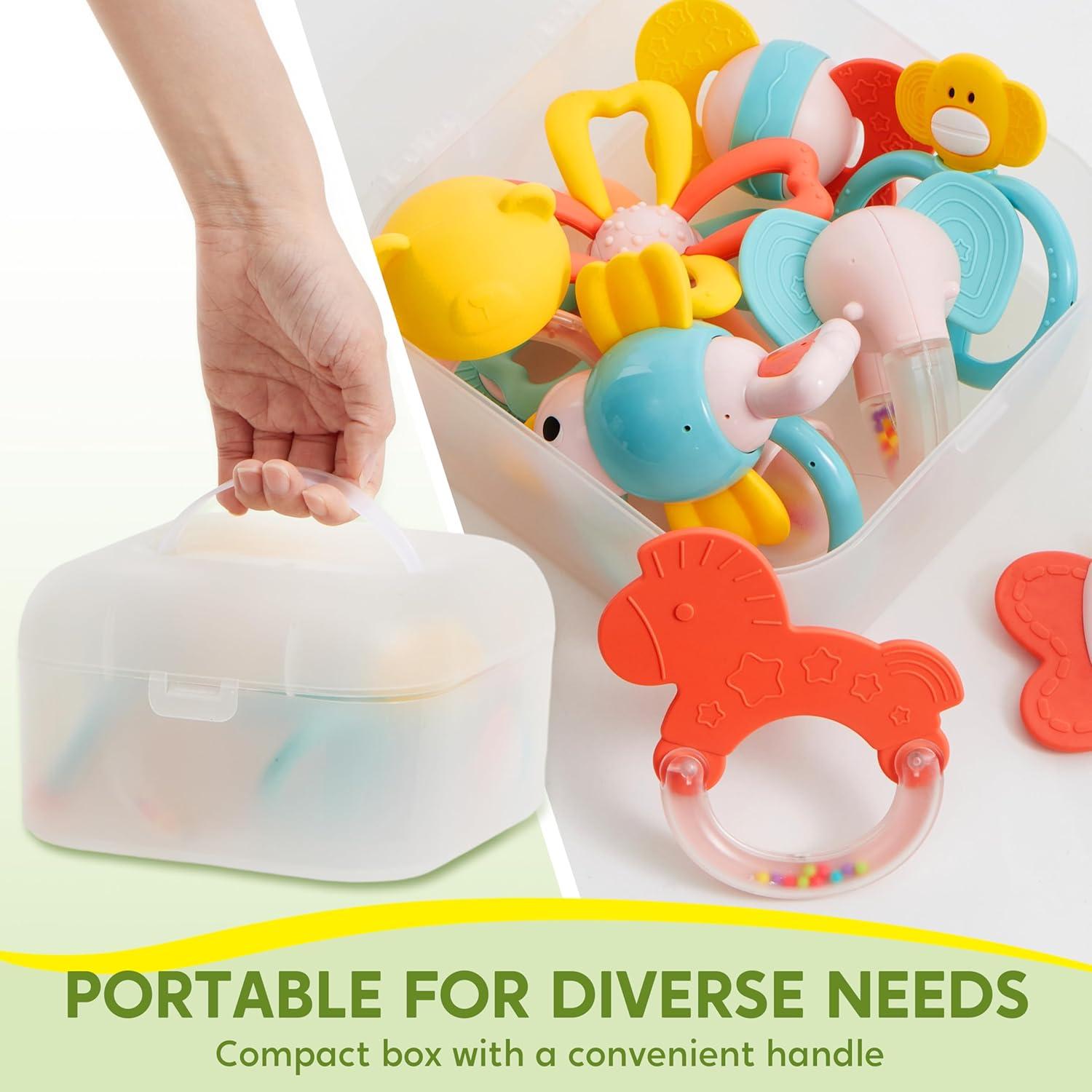 Juguetes para Bebés SYNCFUN 0-6 Meses - Paquete de 10