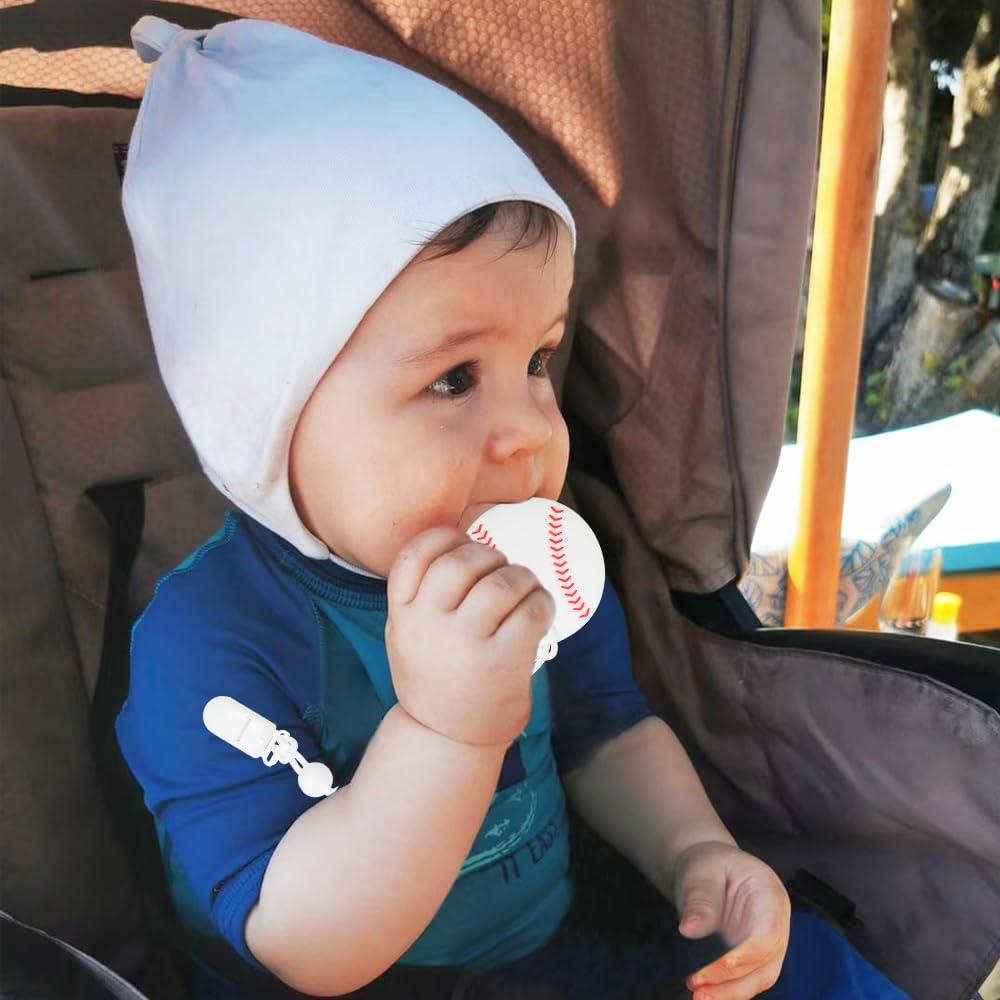 Mordedor de Silicona Cuebo Bebé Pelota Deportiva Béisbol
