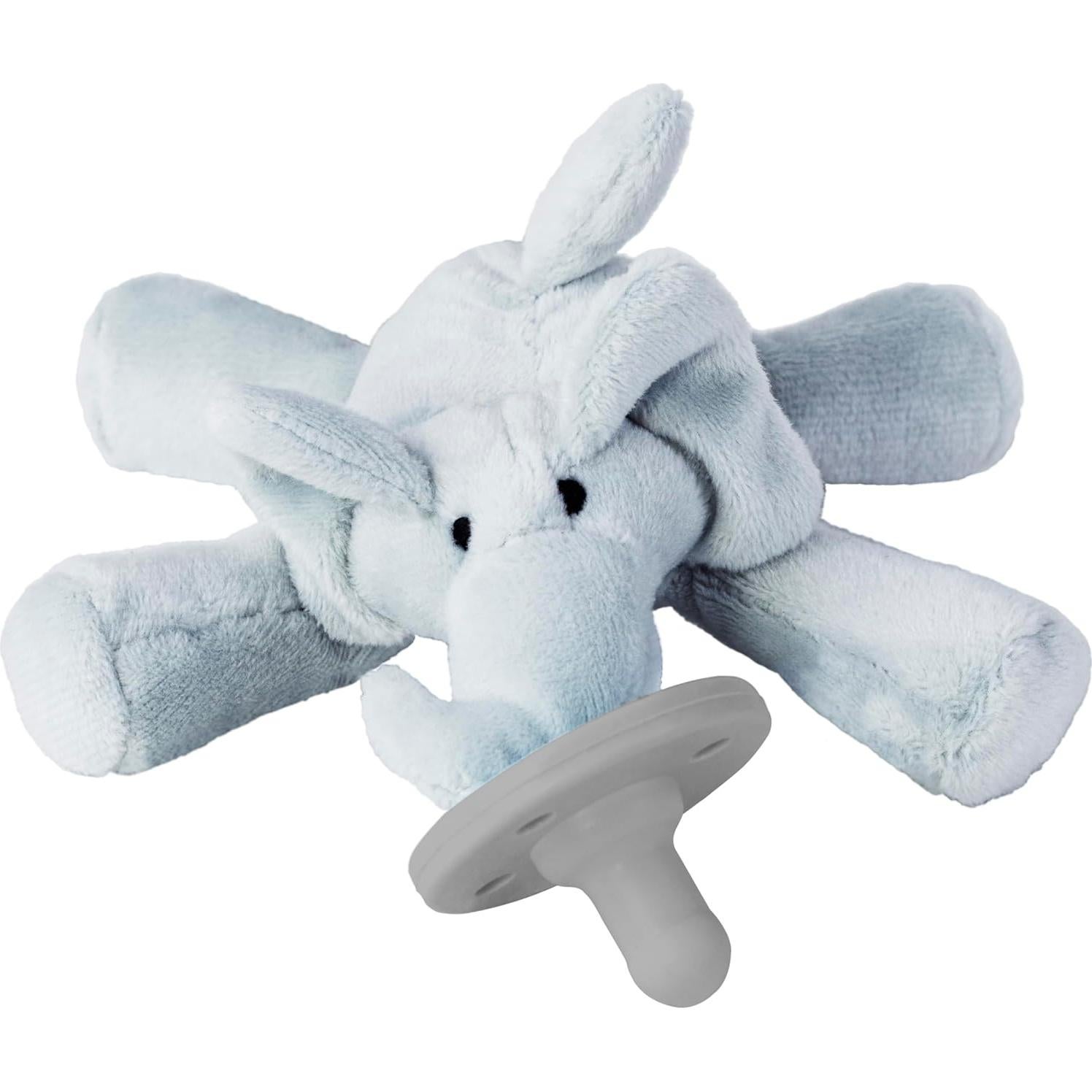 Conjunto de Alimentación de Silicona MinikOiOi Gris - Baberos, Mordedor, Plato