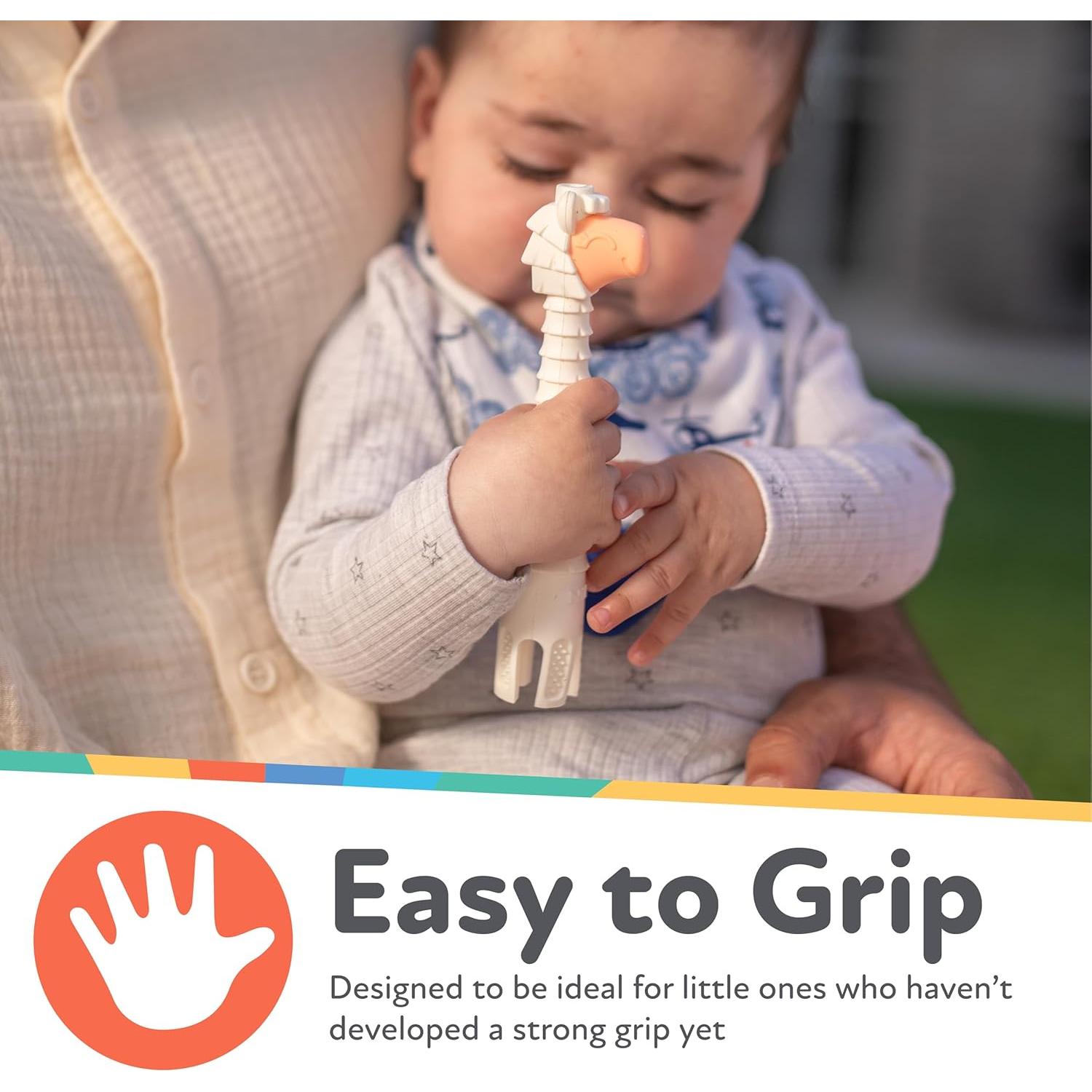 Mordedores de Dentición Nuby Tube Teether 2-Pack Silicona 3+ Meses