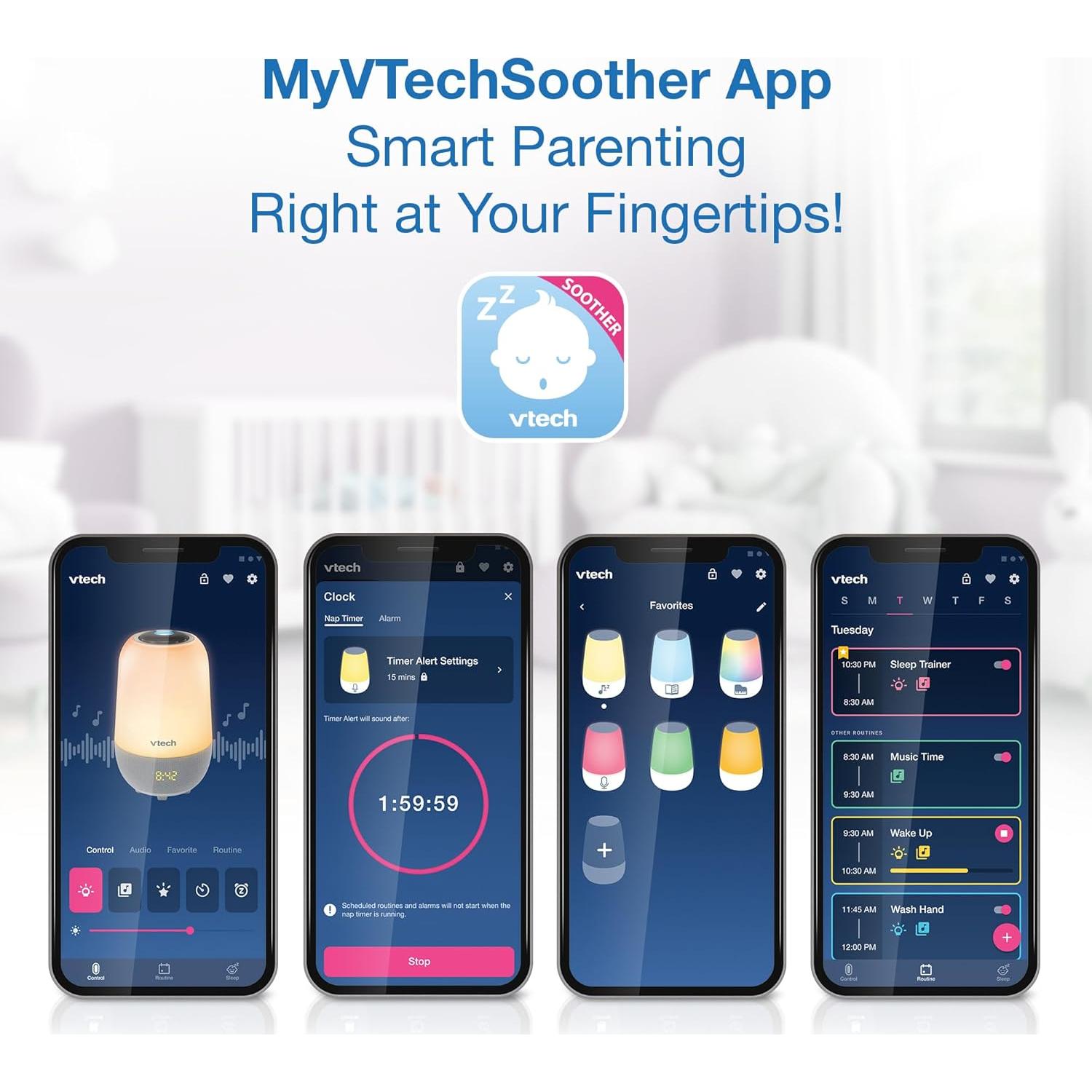 VTech Soothing Sleep Trainer BC8314 - Luz Nocturna y Bluetooth