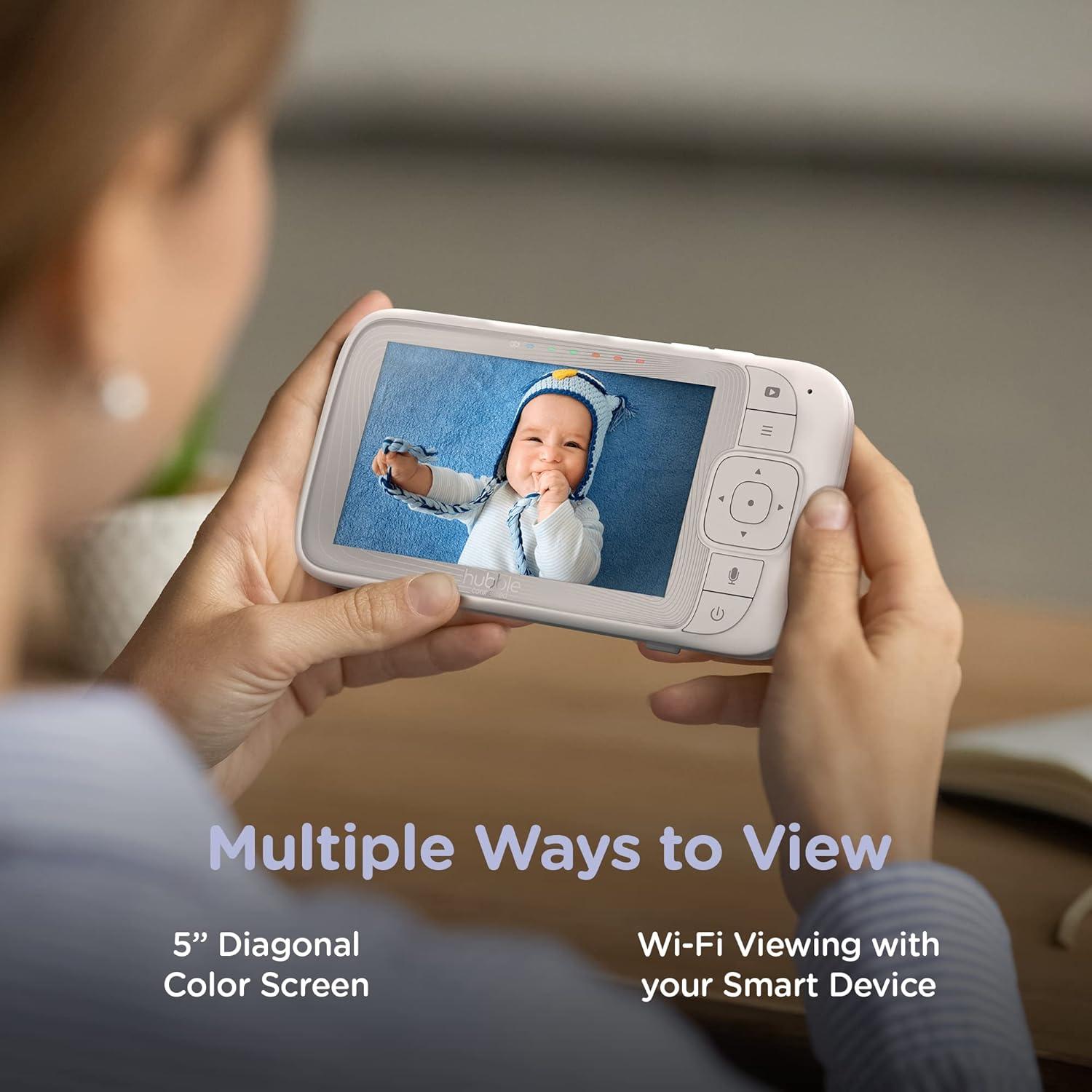 Monitor de Bebés HUBBLE CONNECTED Nursery Pal Glow+ 1080p