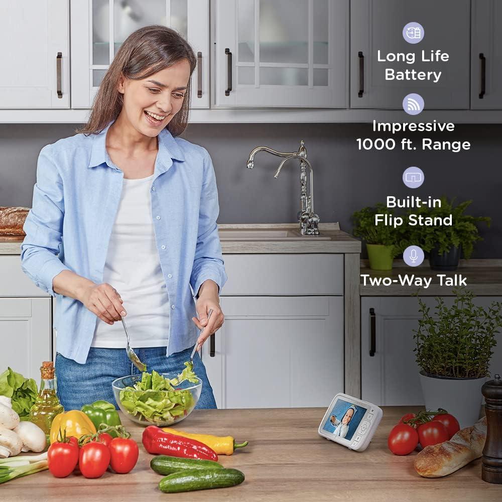 Monitor de Bebés HUBBLE CONNECTED Nursery Pal Glow+ 1080p