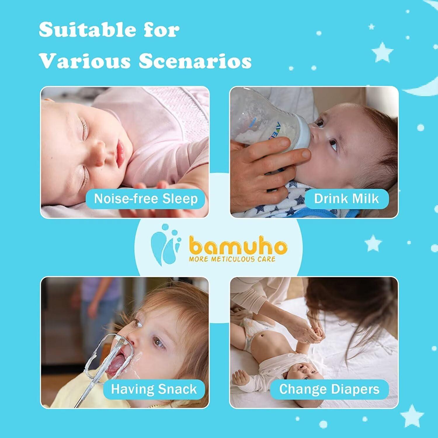 Funda Impermeable para Cuna Bamuho - 2 Paquetes Microfibra 132x71cm