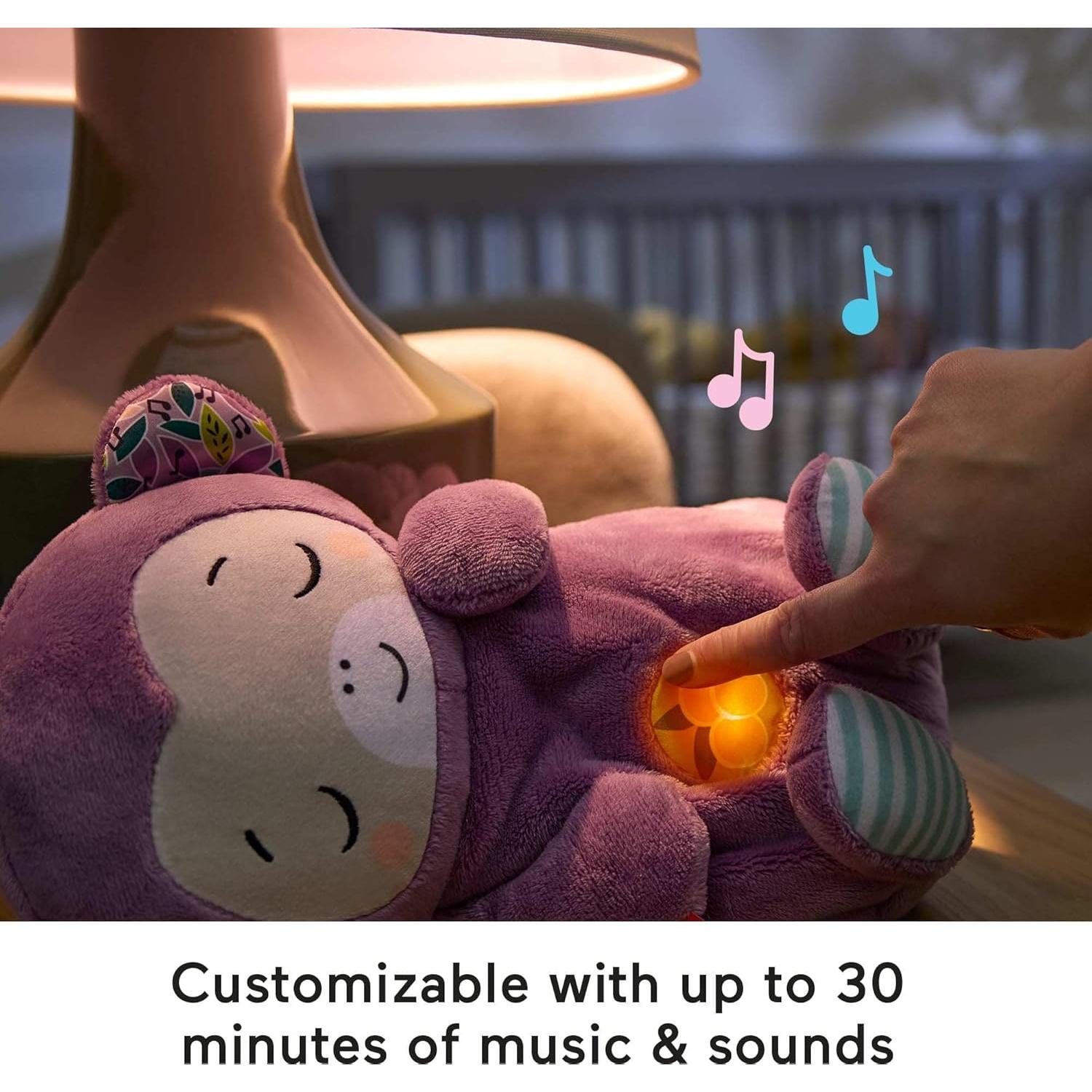 Juguete Musical Fisher-Price Mono Púrpura 0+ Meses con Sonido