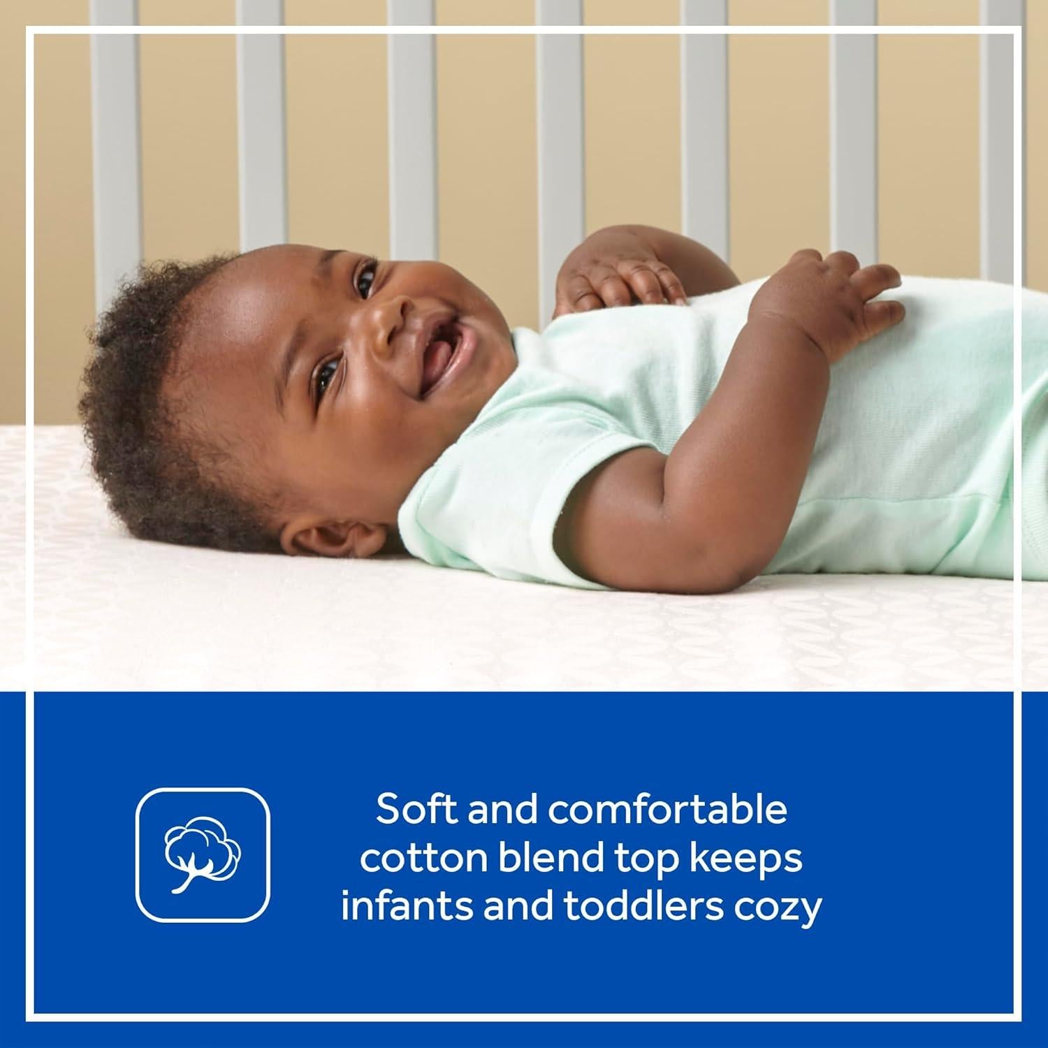 Protector de Colchón Impermeable Sealy Baby 132x71 cm