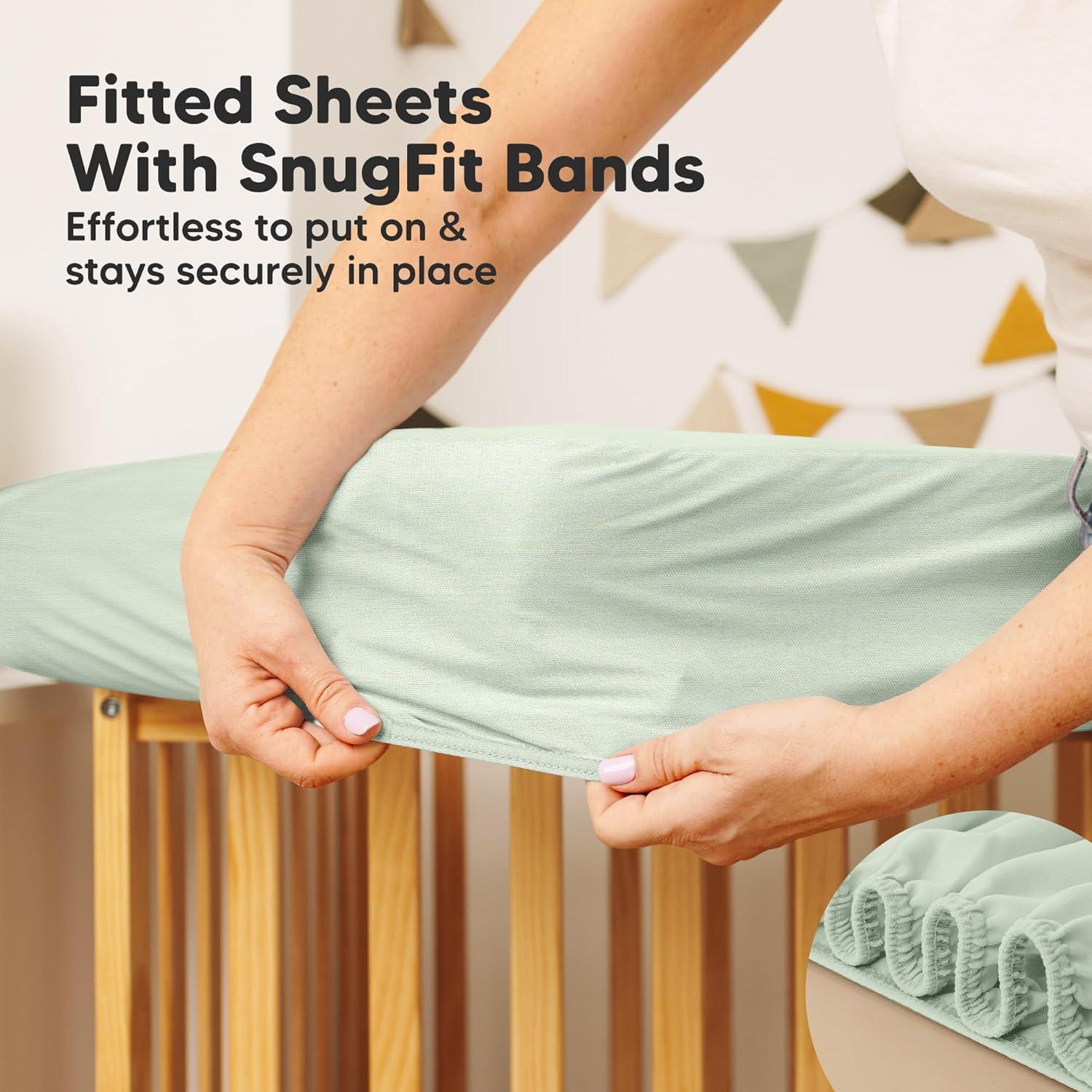 Protector de colchón de cuna impermeable KeaBabies 132x71 cm