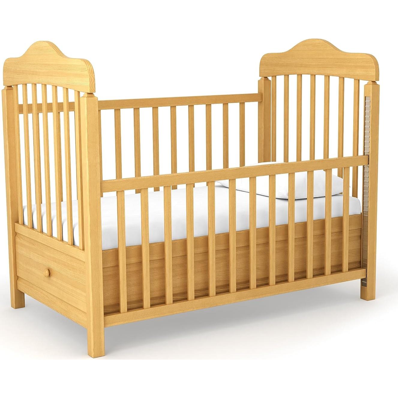 Cubierta de colchón de cuna ajustada Dependable 132 x 71 cm impermeable