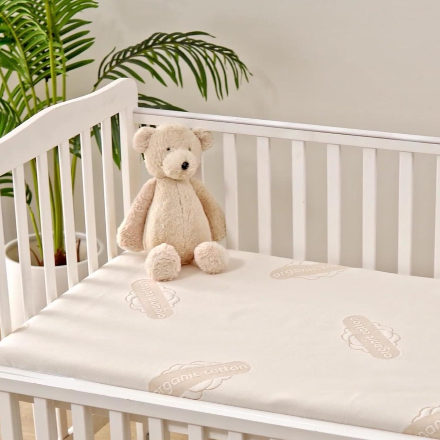 Protector de Colchón Impermeable MATTSHIELD Orgánico Cuna 132x71cm