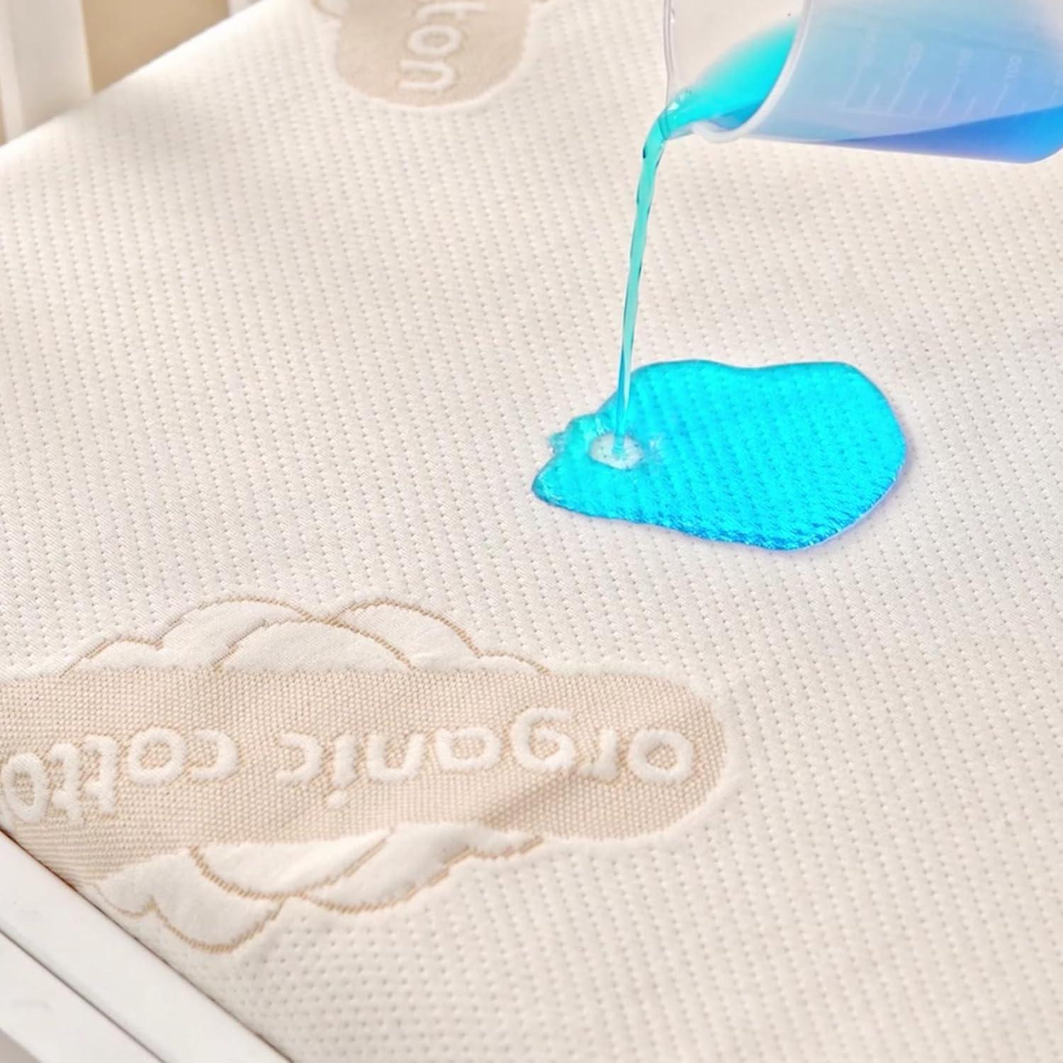 Protector de Colchón Impermeable MATTSHIELD Orgánico Cuna 132x71cm