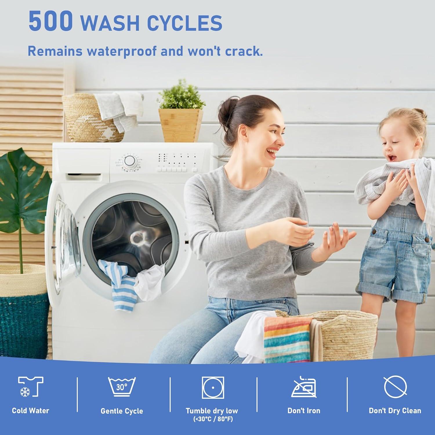 Protector de Colchón de Cuna Impermeable GRT 2 Piezas 52x28 cm